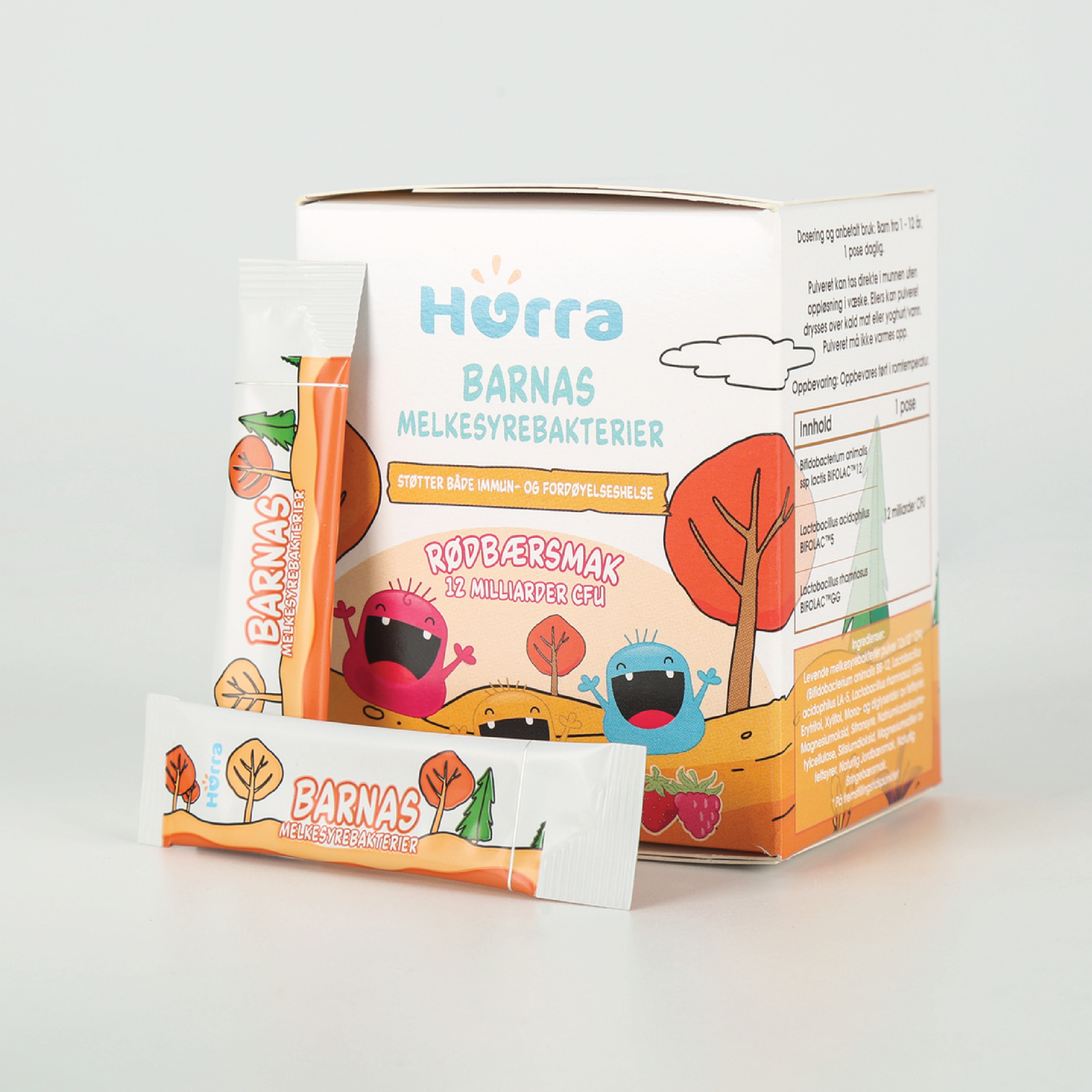 Hurra Barnas Melkesyrebakterier Doseposer, 30 stk.
