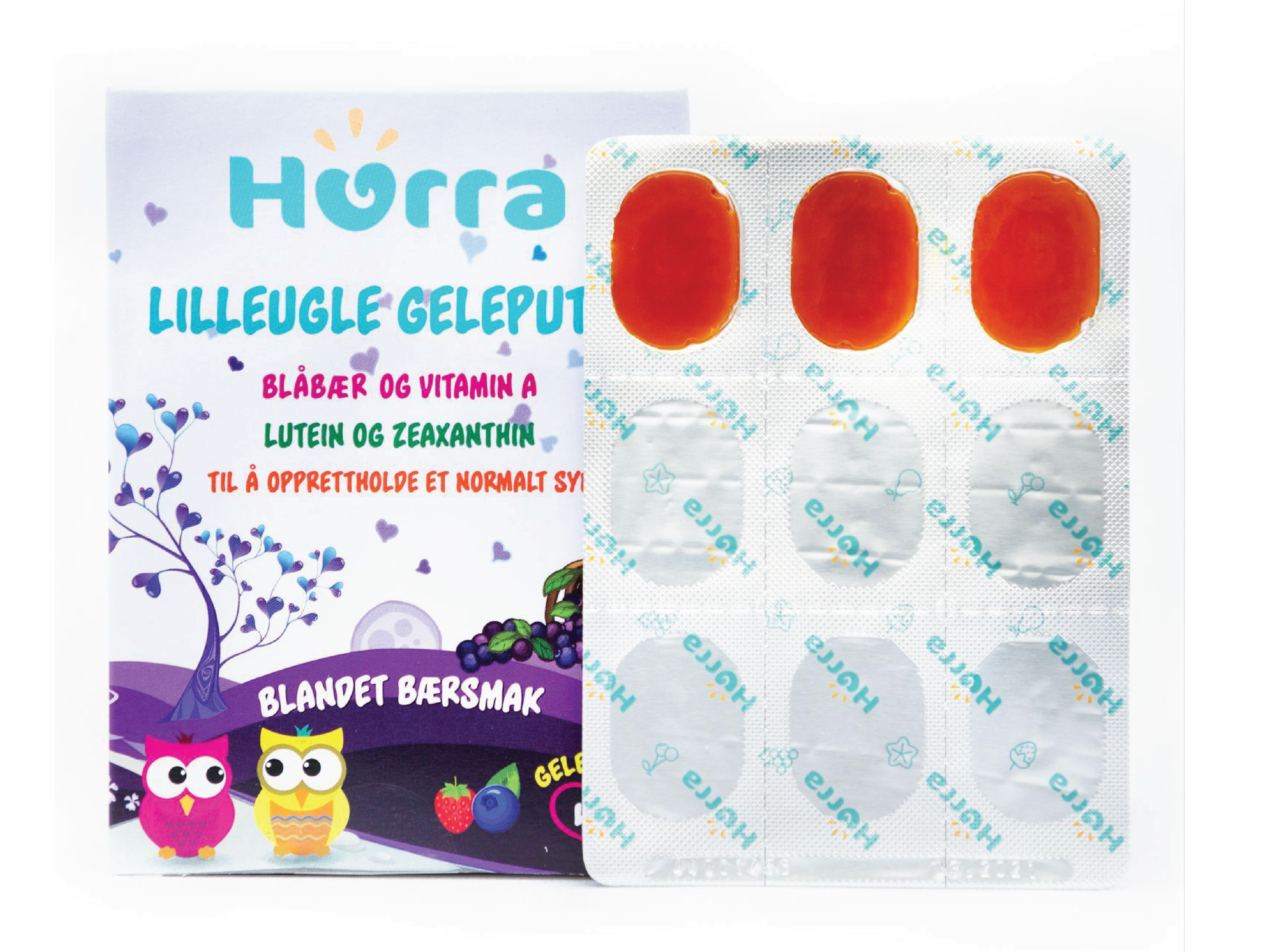 Hurra Lilleugle Geleputer, 45 stk.