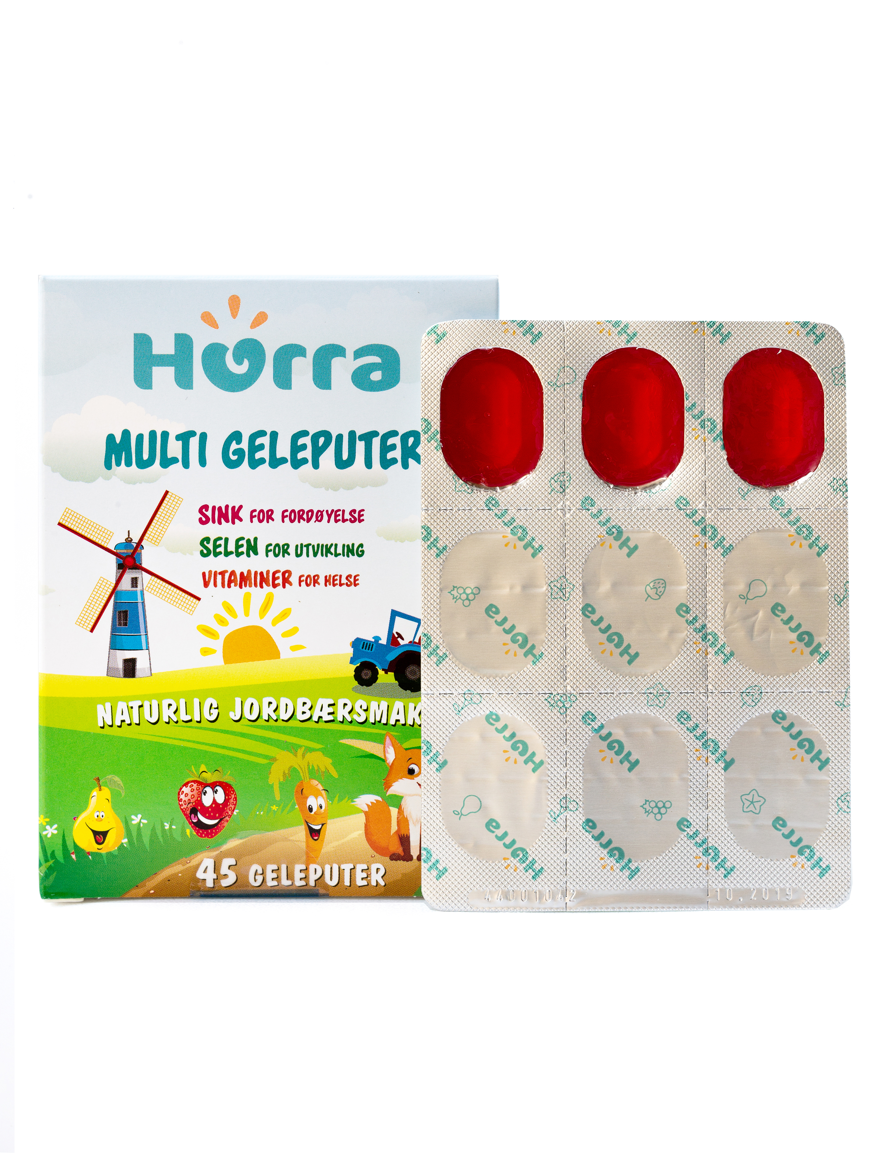 Hurra Multi Geleputer, 45 stk.