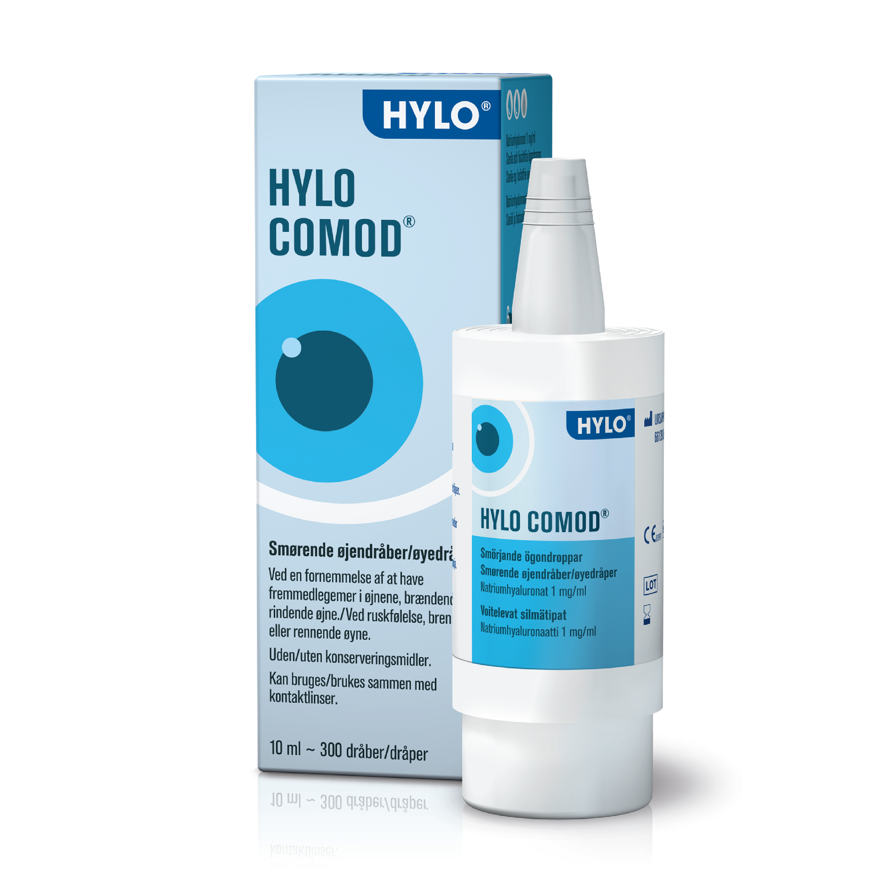 Hylo-gel Fuktende Øyedråper, 10 ml