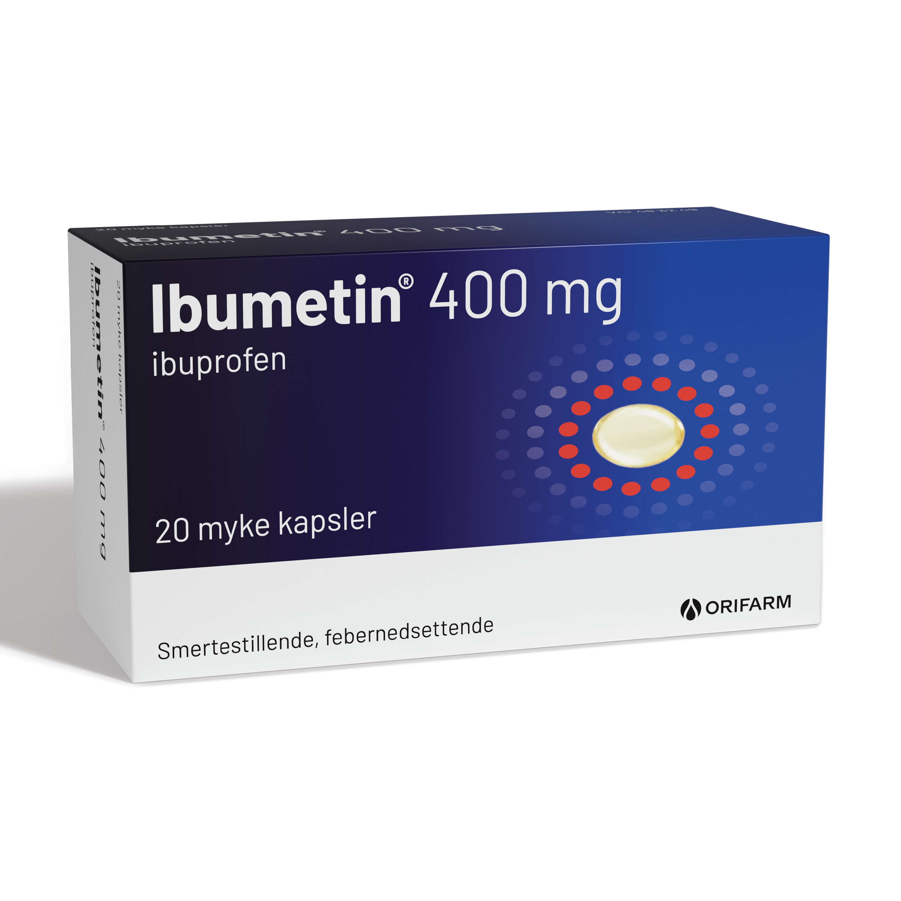 Ibumetin 400 mg kapsler, 20 stk.