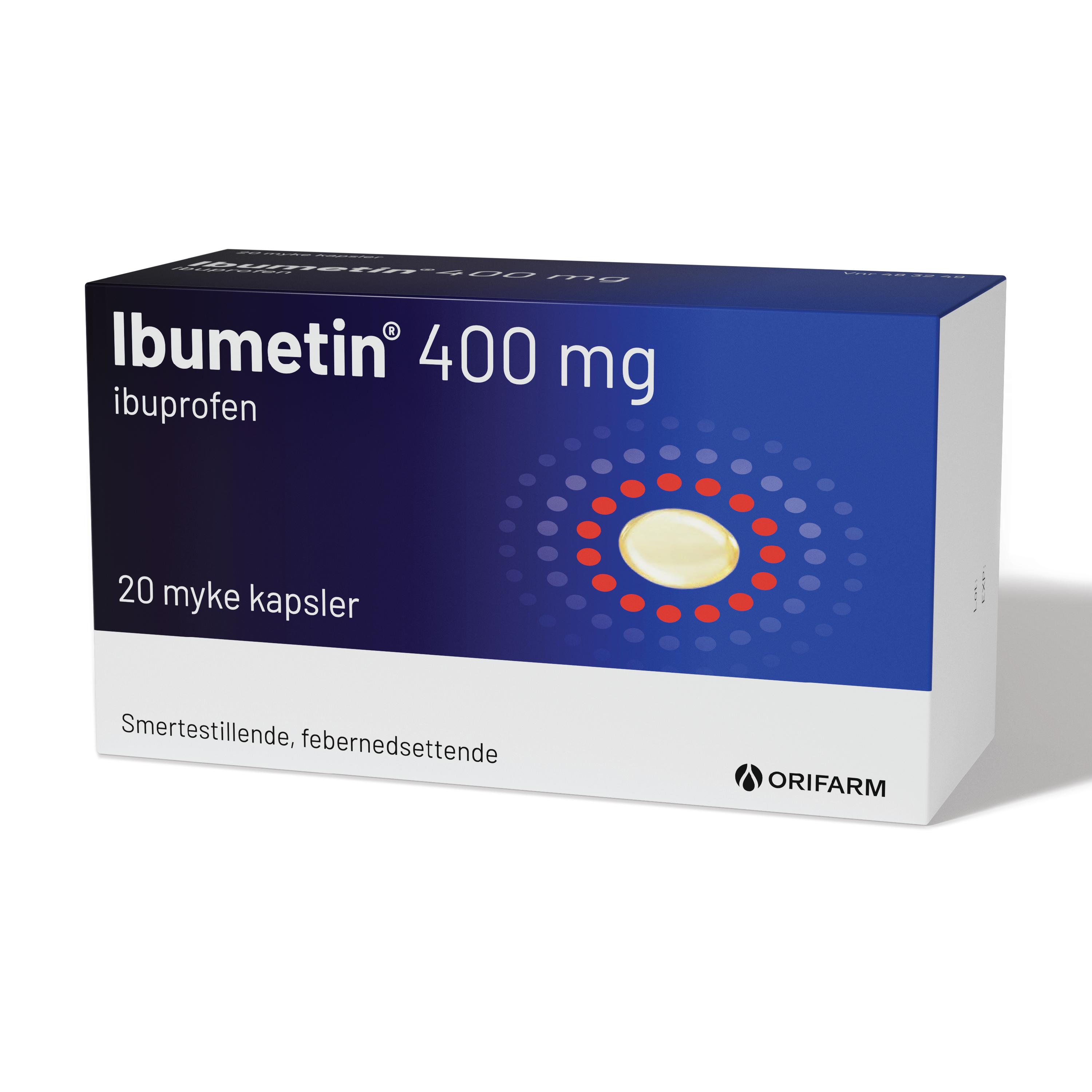 Ibumetin 400 mg kapsler, 20 stk.
