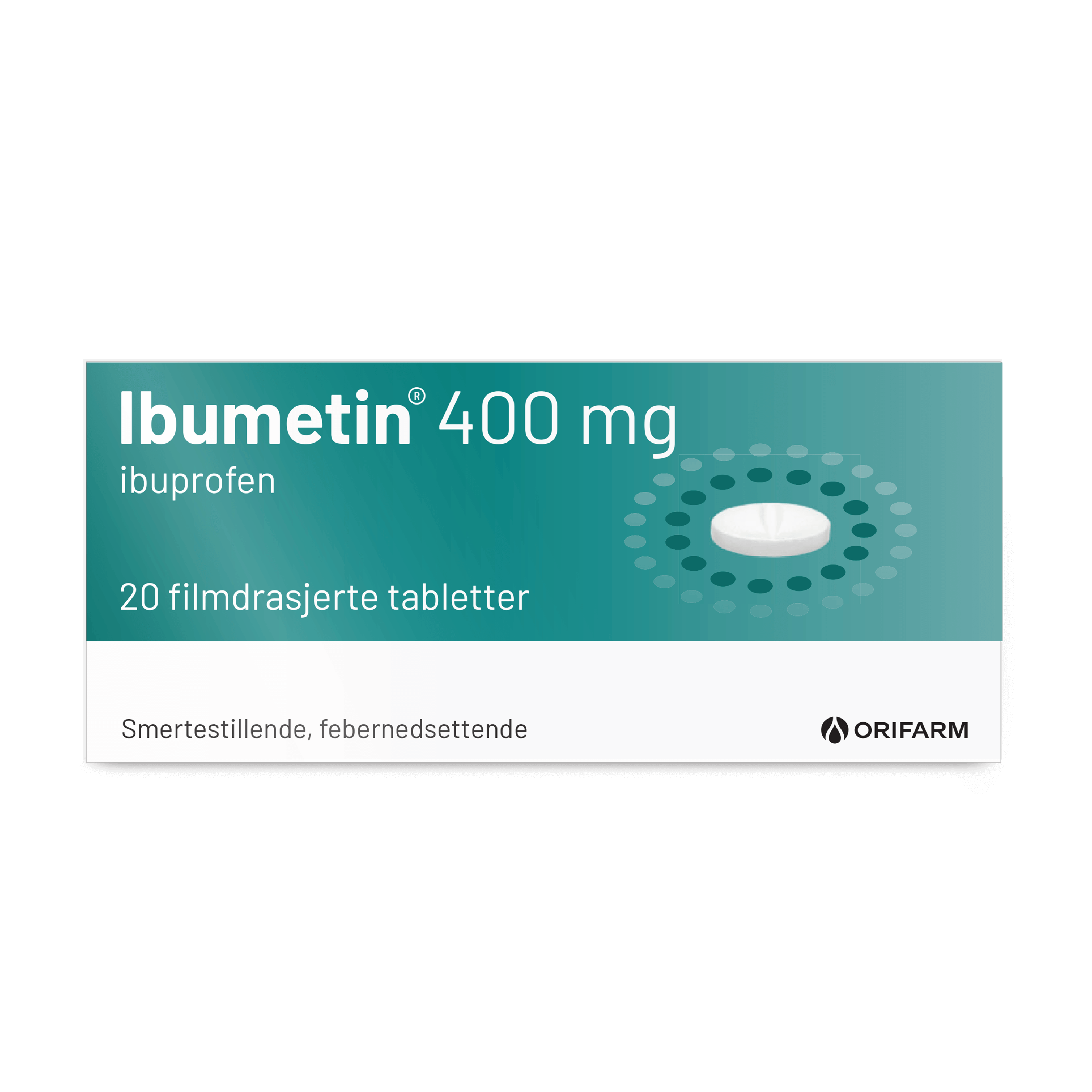 Ibumetin 400 mg kapsler, 20 stk.