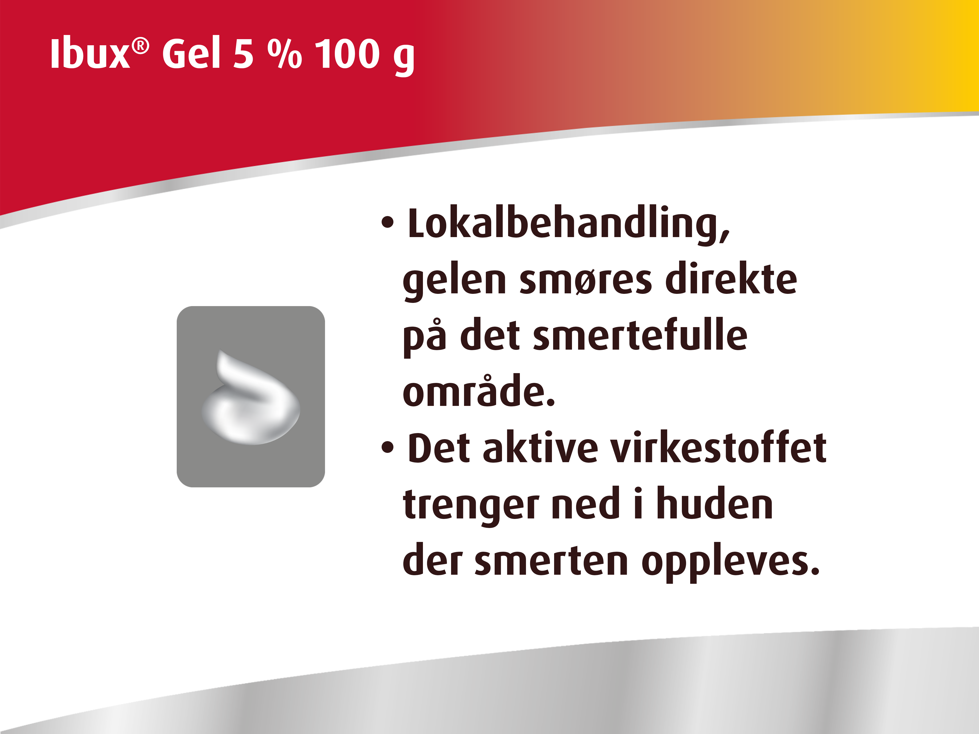 Ibux 50 mg/g gel, 100 g