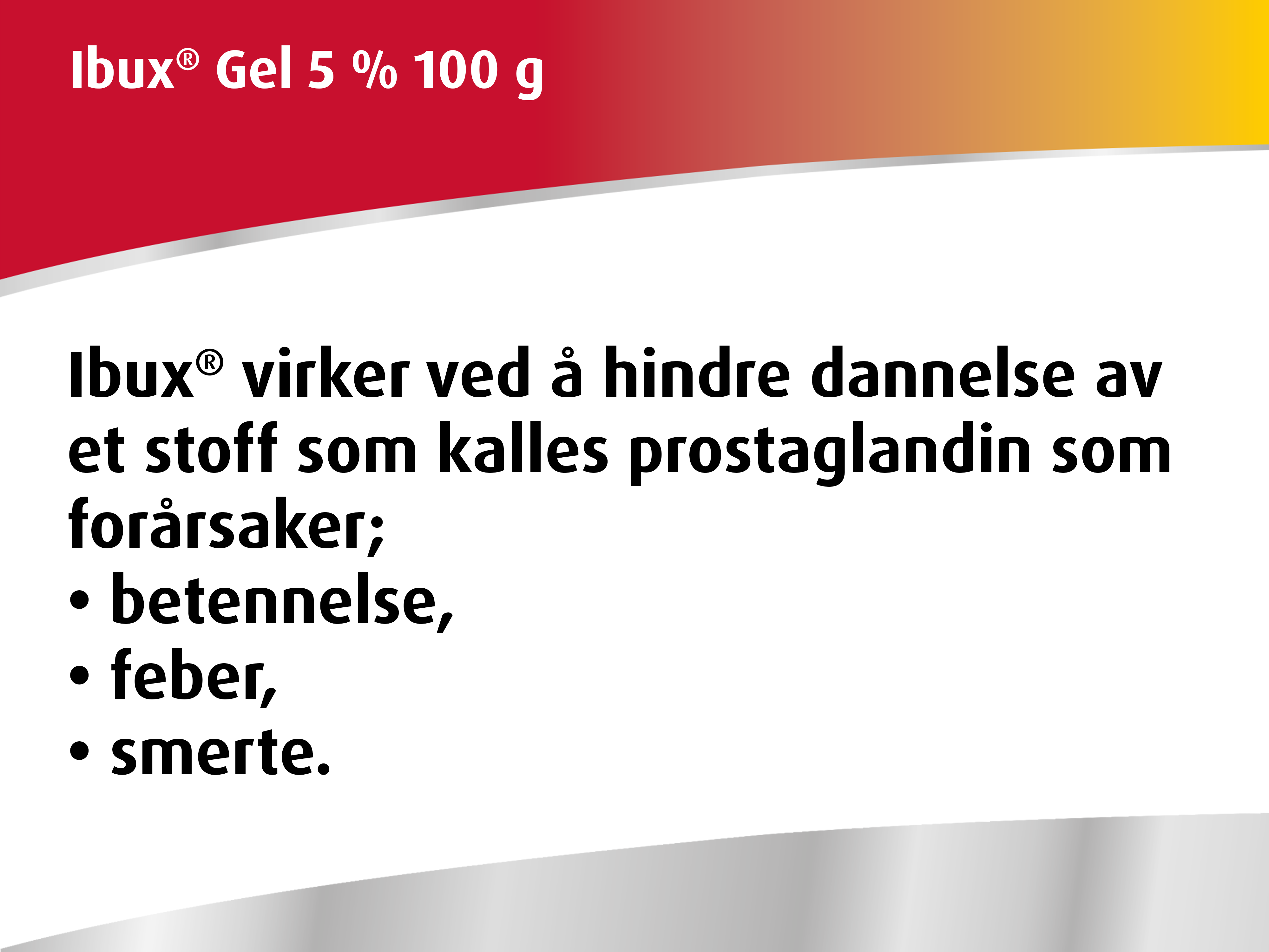 Ibux 50 mg/g gel, 100 g
