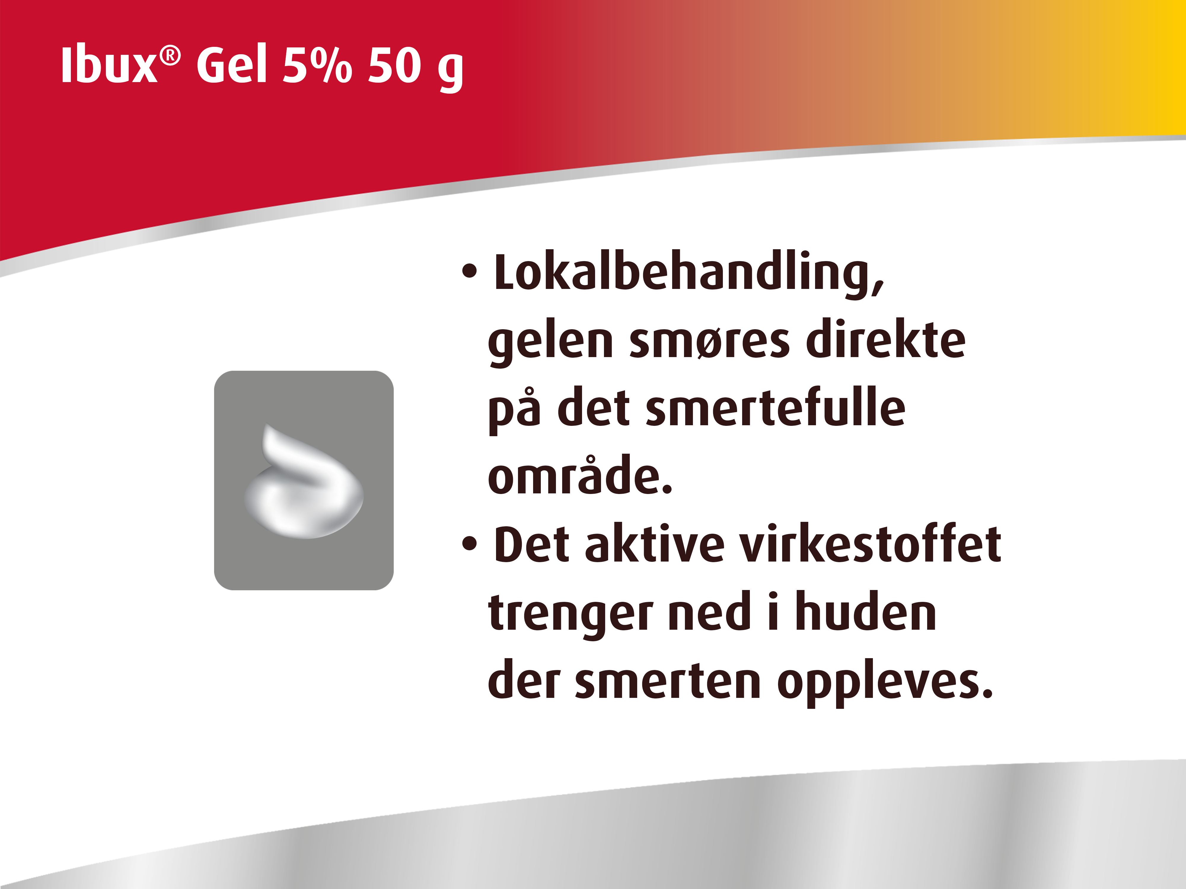 Ibux 50 mg/g gel, 50 g