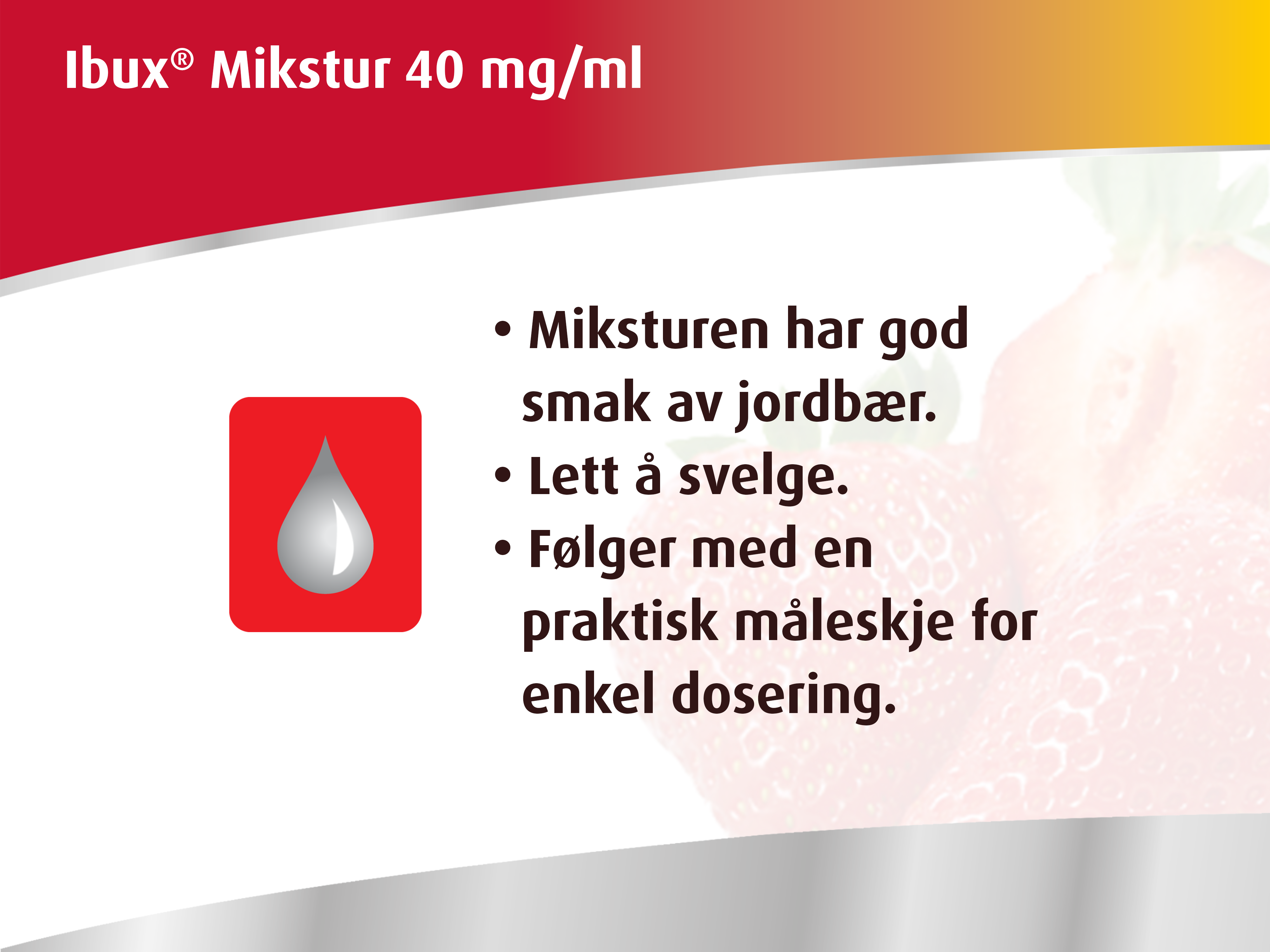 Ibux 40 mg/ml mikstur, 100 ml