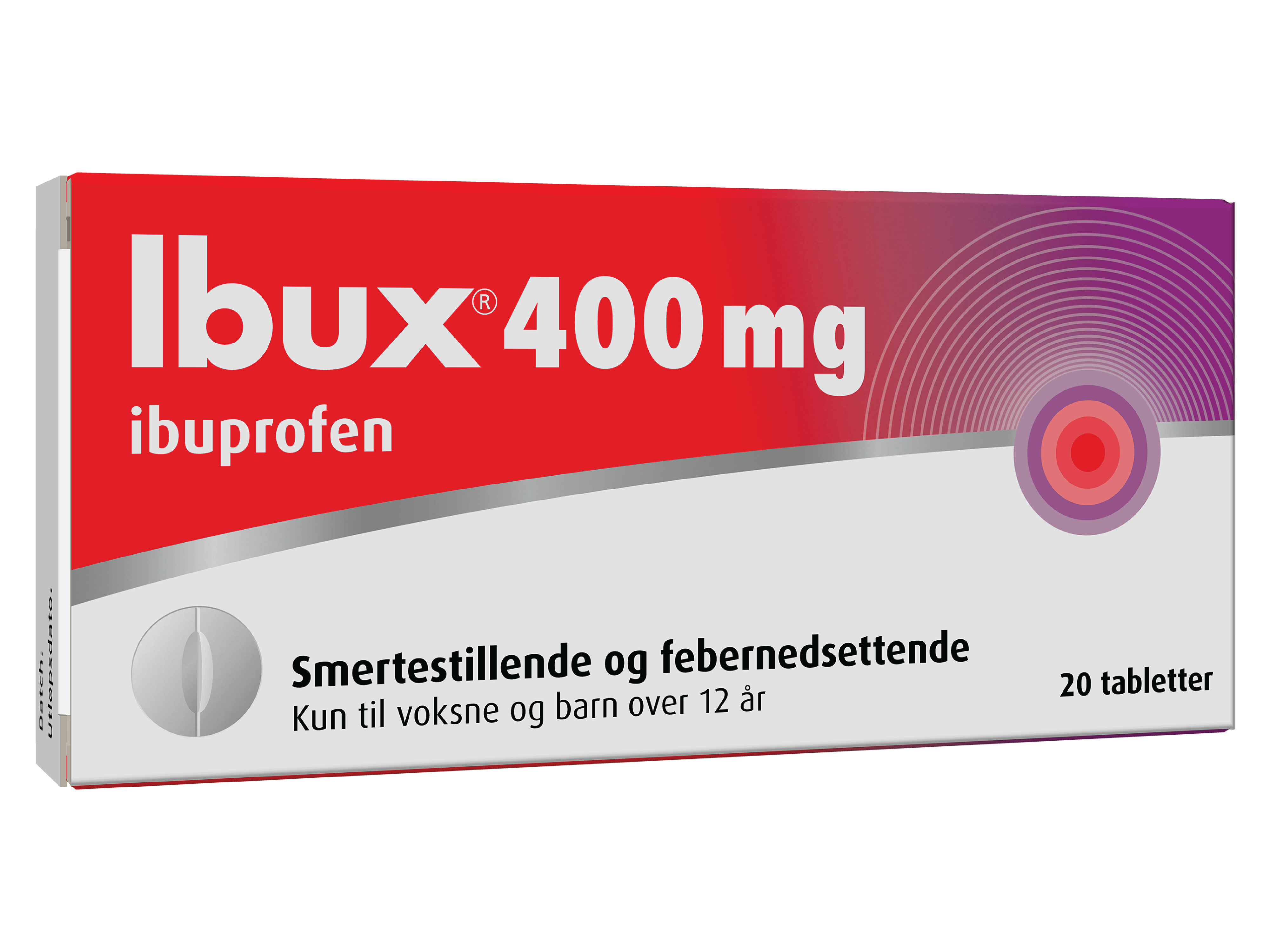Ibux Tabletter 400 mg, 20 stk.