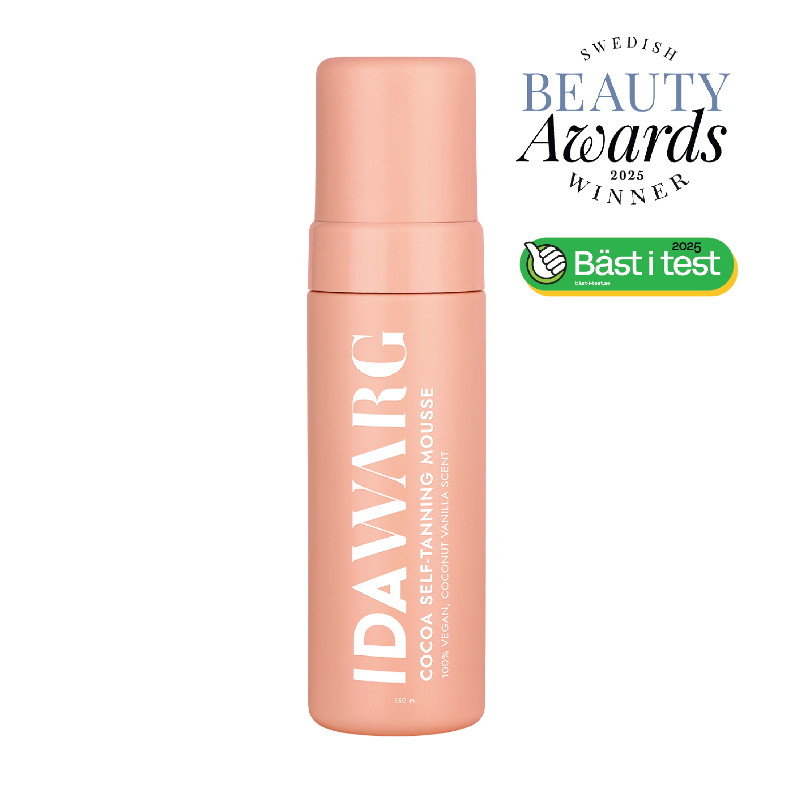 Ida Warg Beauty Instant Self-Tanning Mousse Cocoa, 150 ml