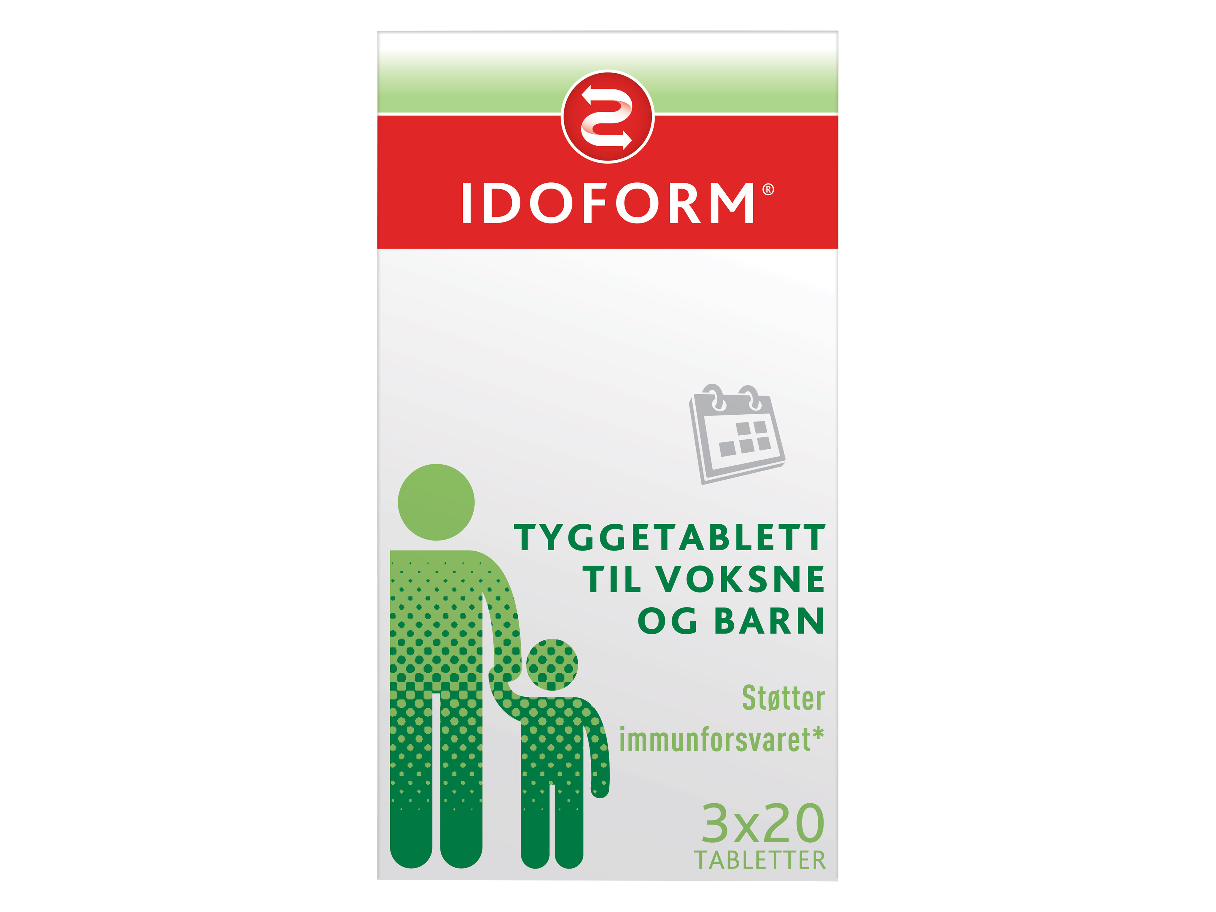 Idoform Tyggetabletter, 3x 20 tabletter