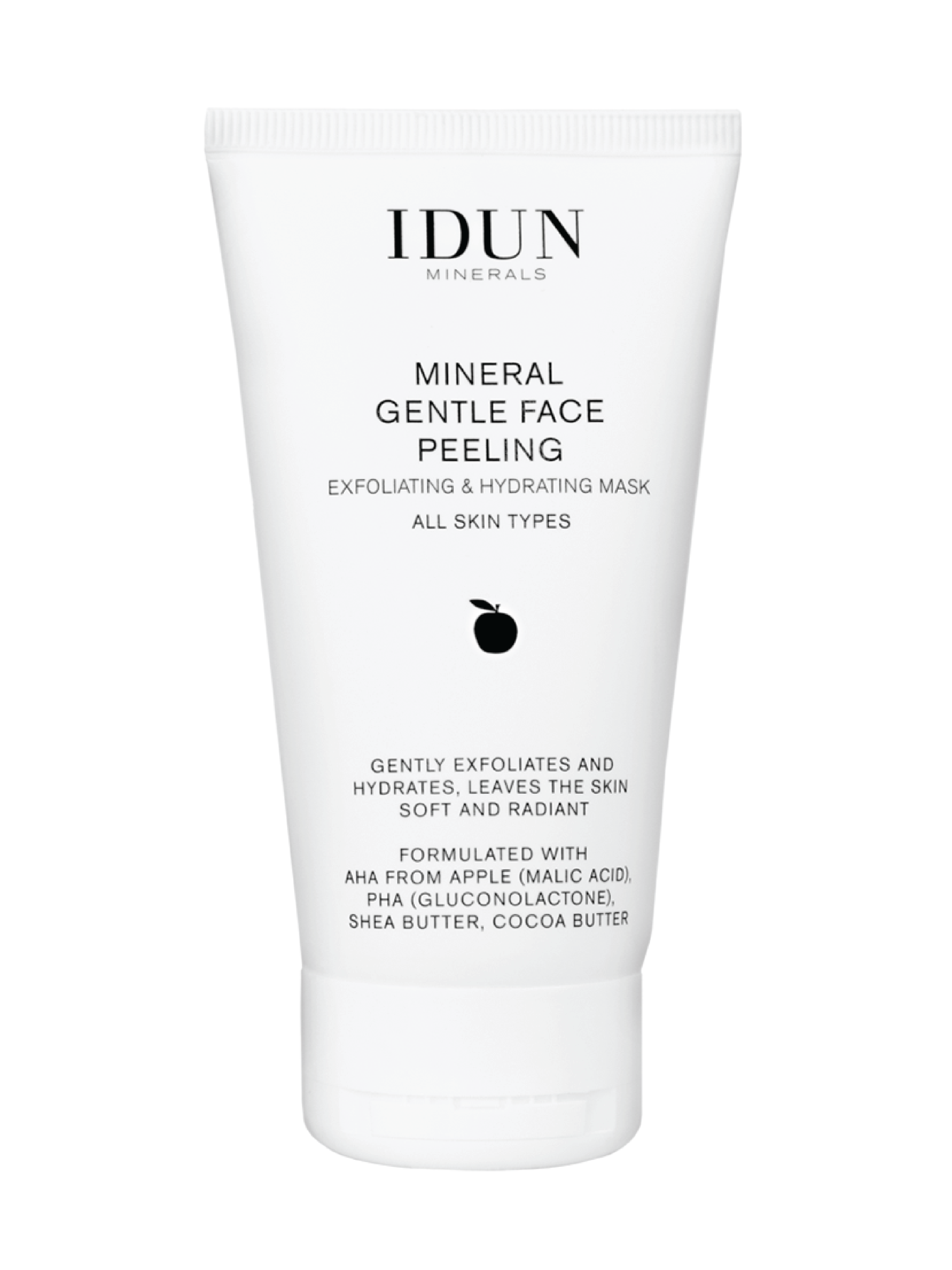 IDUN Minerals Skincare Gentle Face Peeling, 75 ml