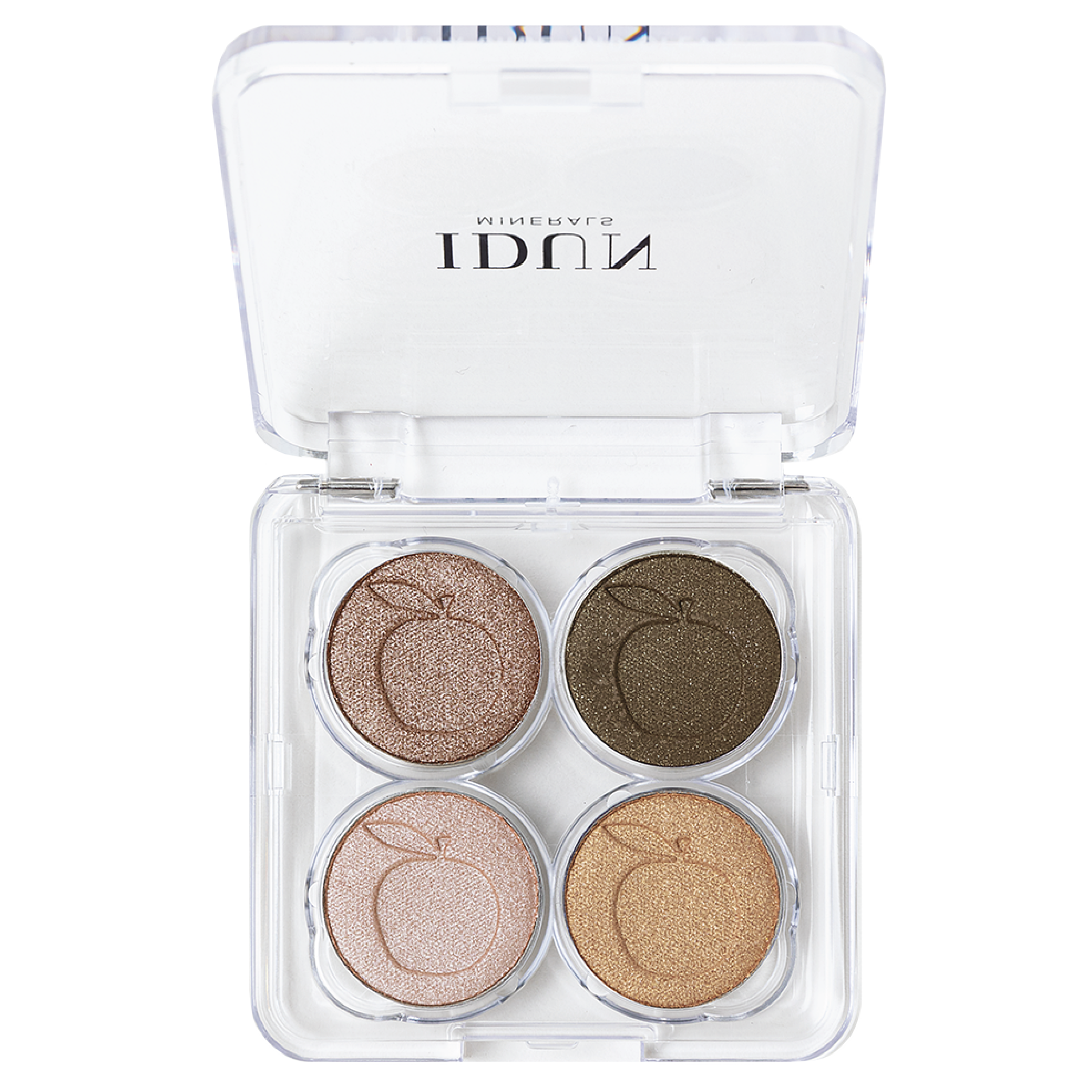 IDUN Minerals Eyeshadow Palette, Brunkulla, 4 g