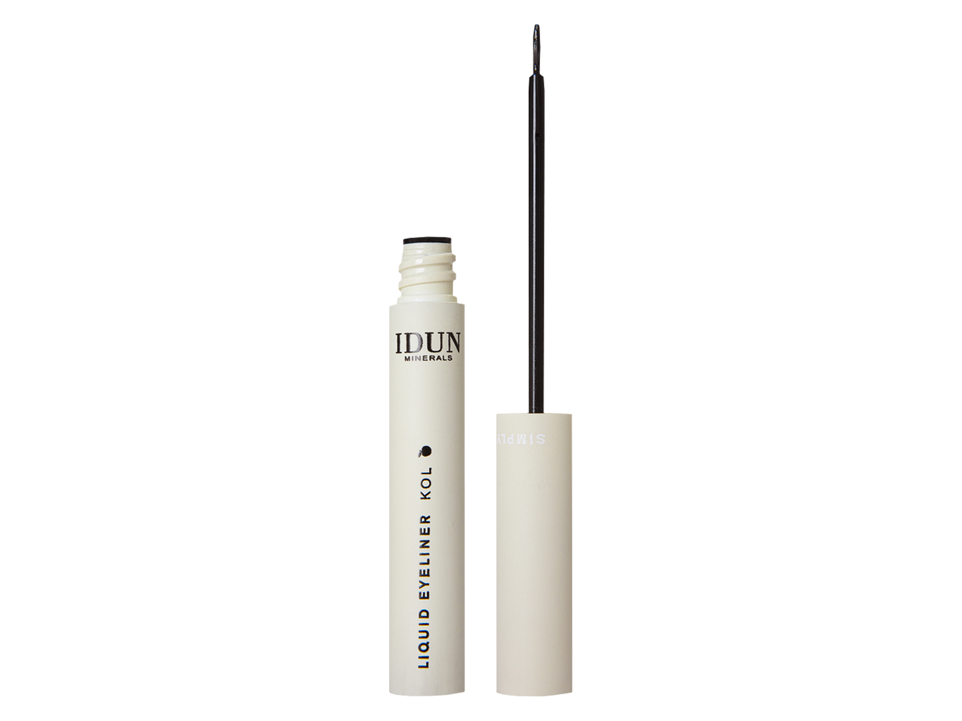 IDUN Minerals Flytende Eyeliner, Sort Kol liquid, 5,5 ml