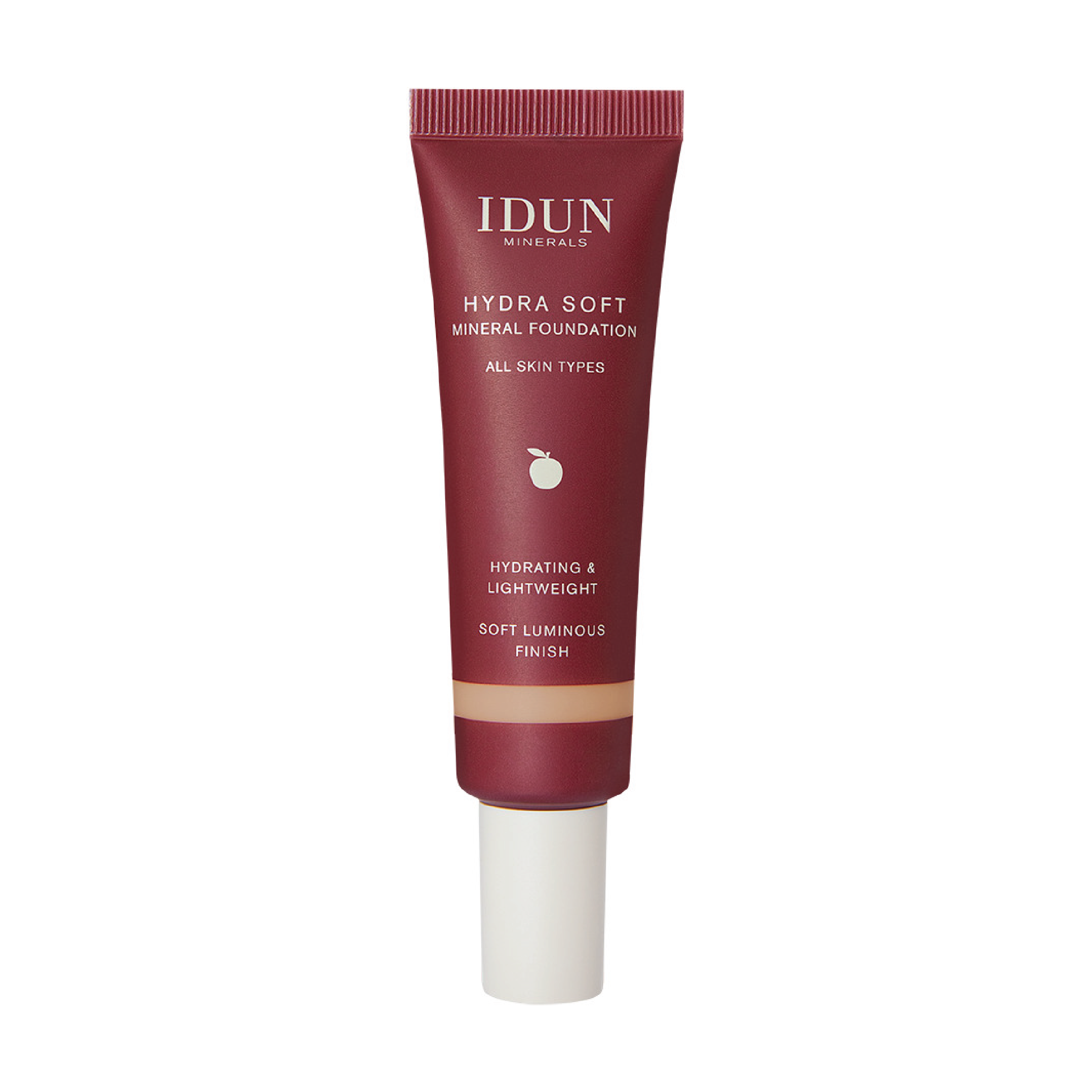IDUN Minerals Hydra Soft Mineral Foundation, Ingrid, Lys/medium, 30 ml