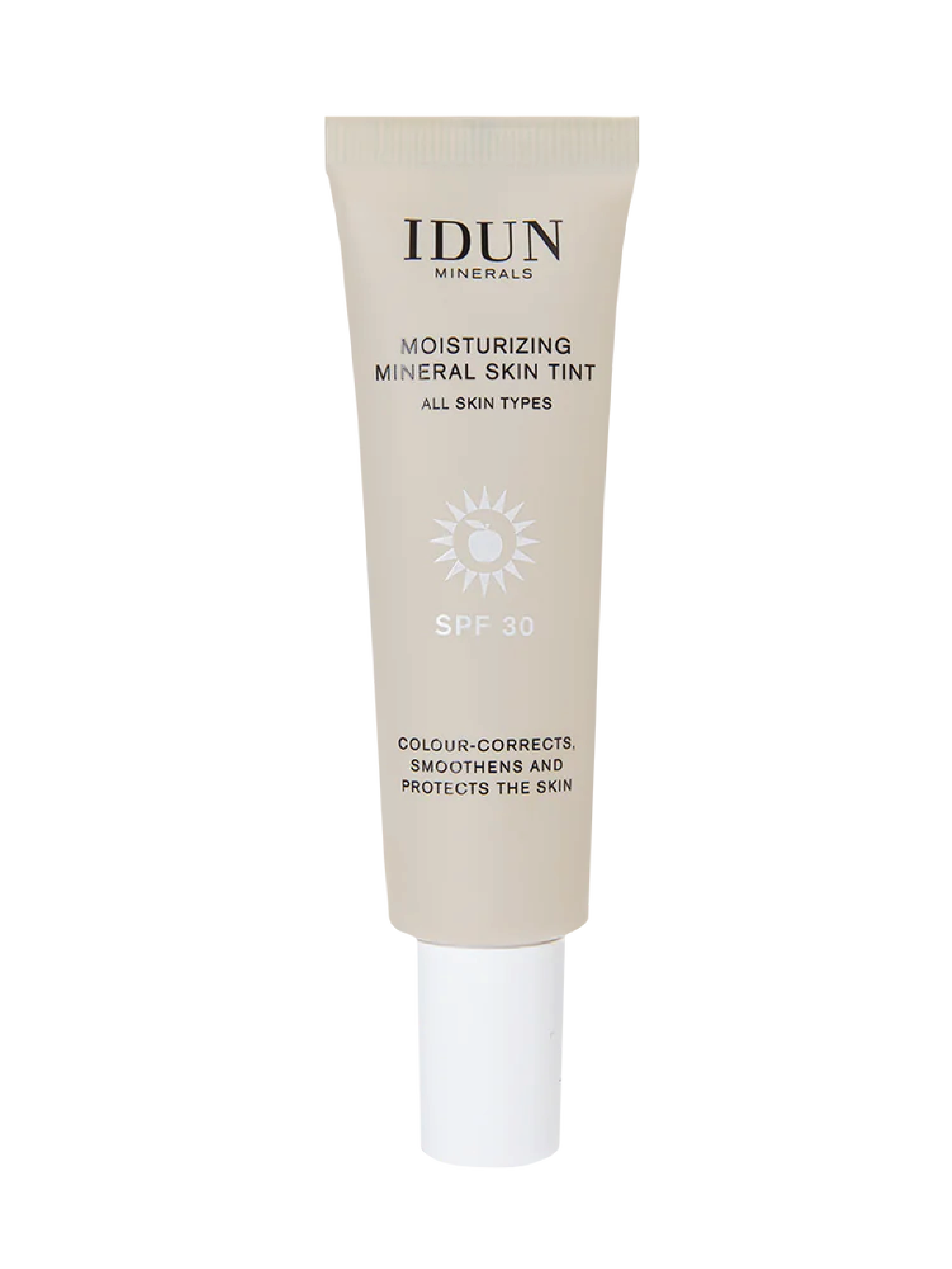 IDUN Minerals Moisturizing Mineral Skin Tint SPF 30, Tan/Deep, 27 ml