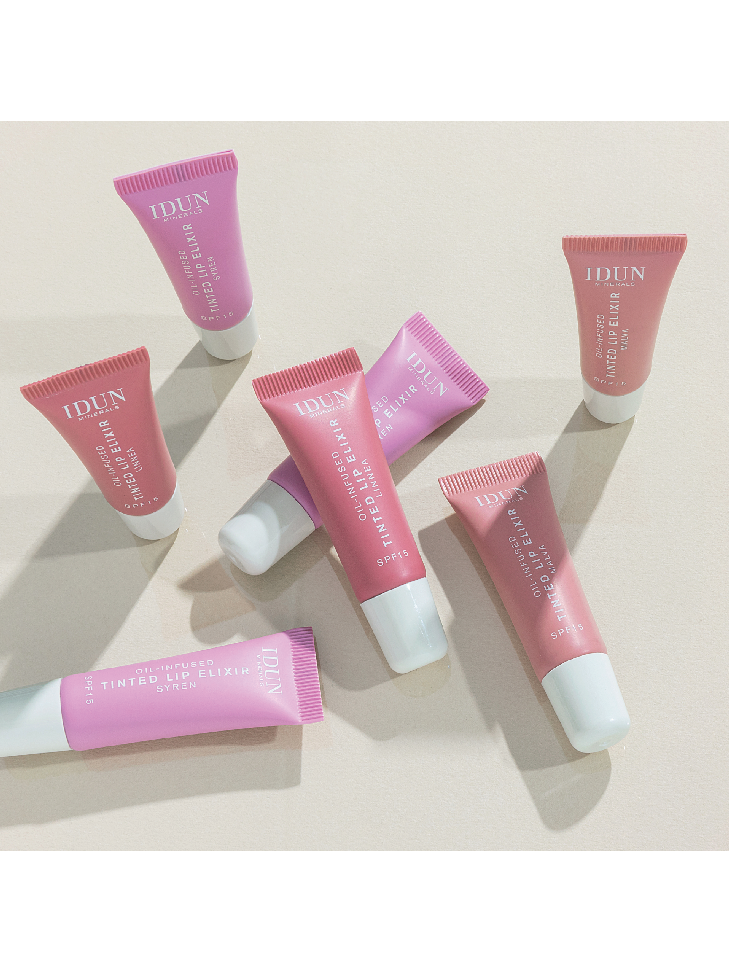 IDUN Minerals Tinted Lip Elixir SPF15, Syren, 8 ml