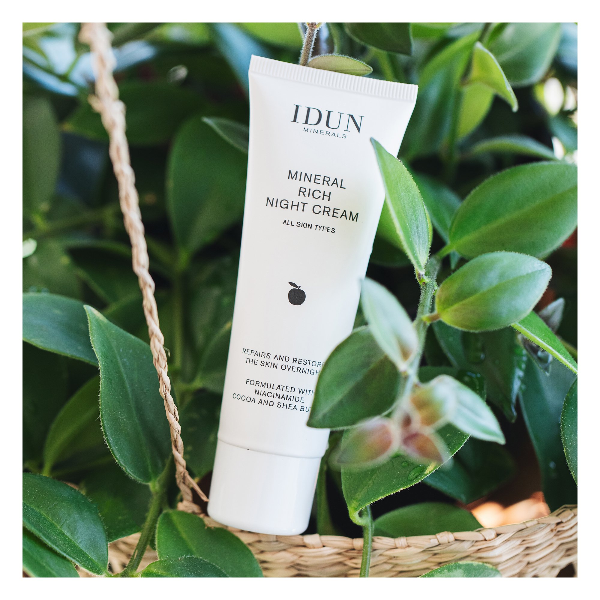 IDUN Minerals Skincare Rich Night Cream, 50 ml