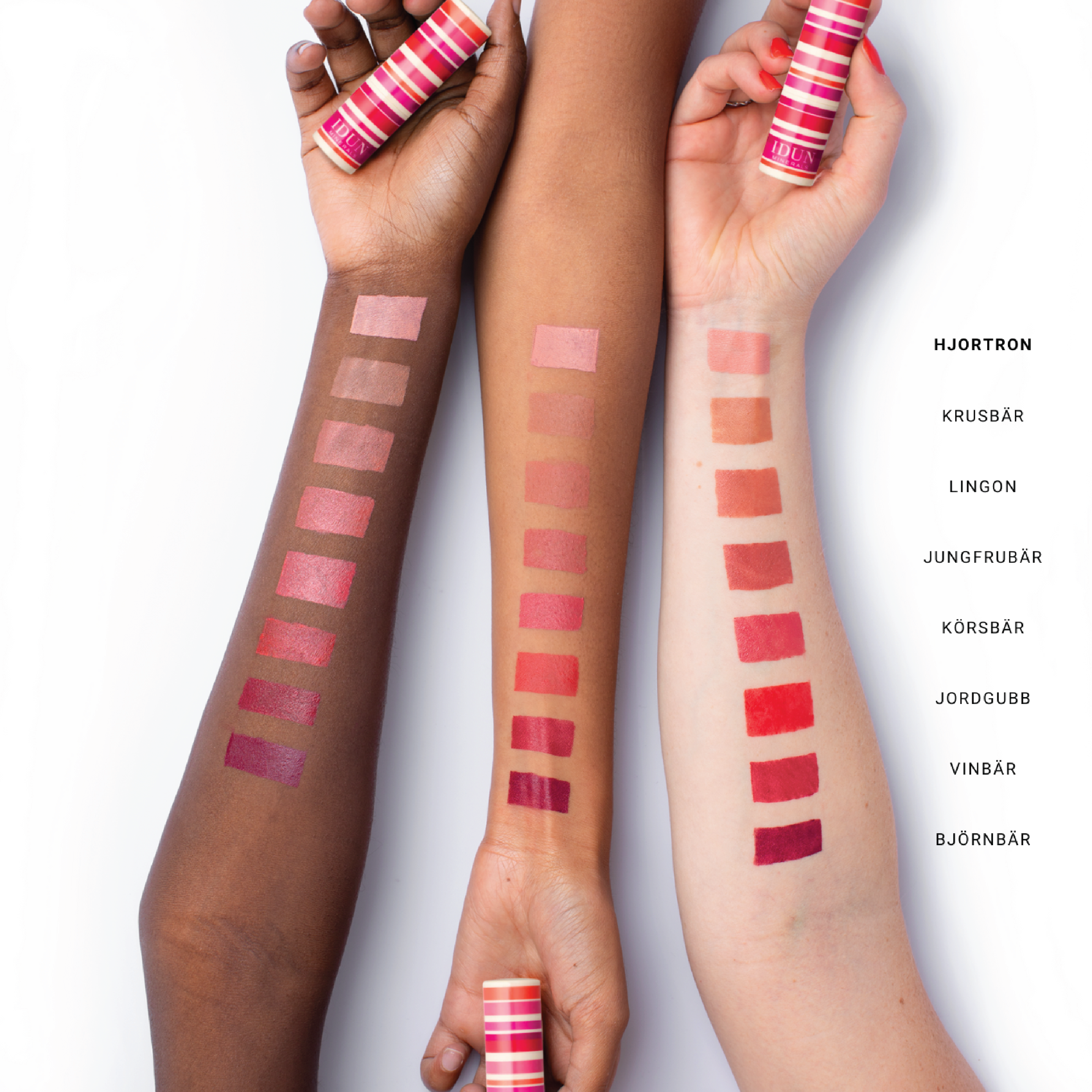IDUN Minerals Matt Leppestift, Hjortron, 1 stk.