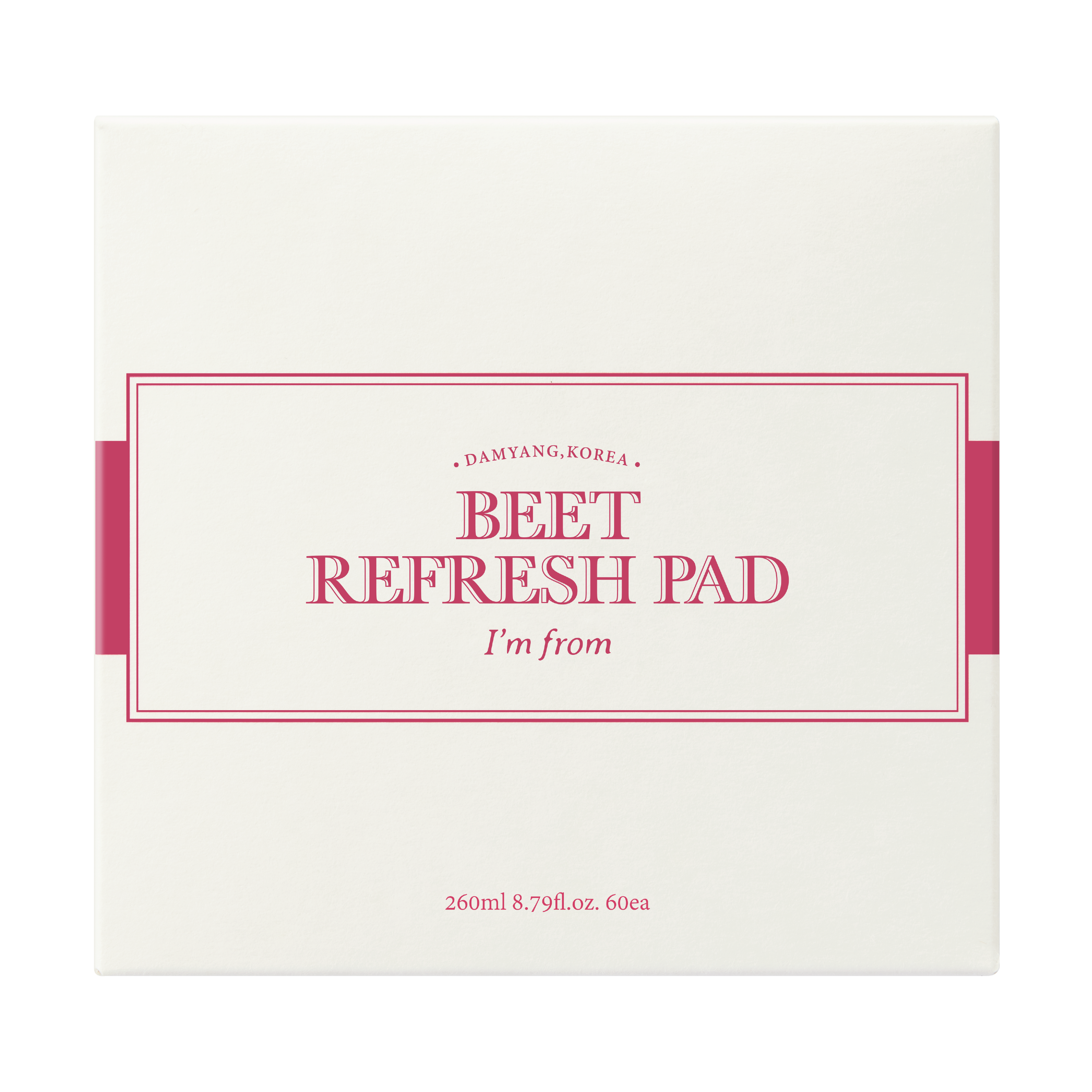 I'm From Beet Refresh Pad, 60 stk.