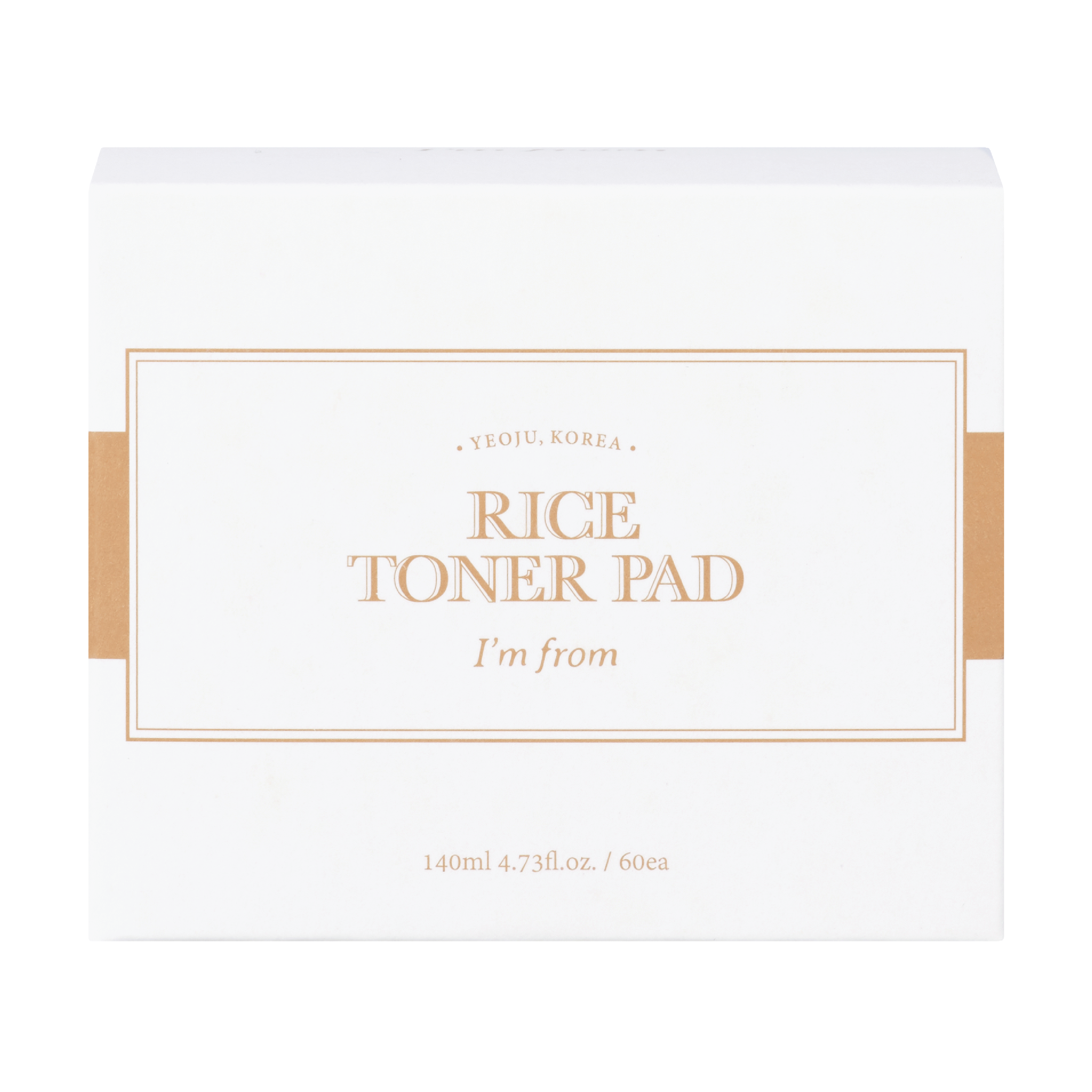 I'm From Rice Toner Pads, 60 stk.