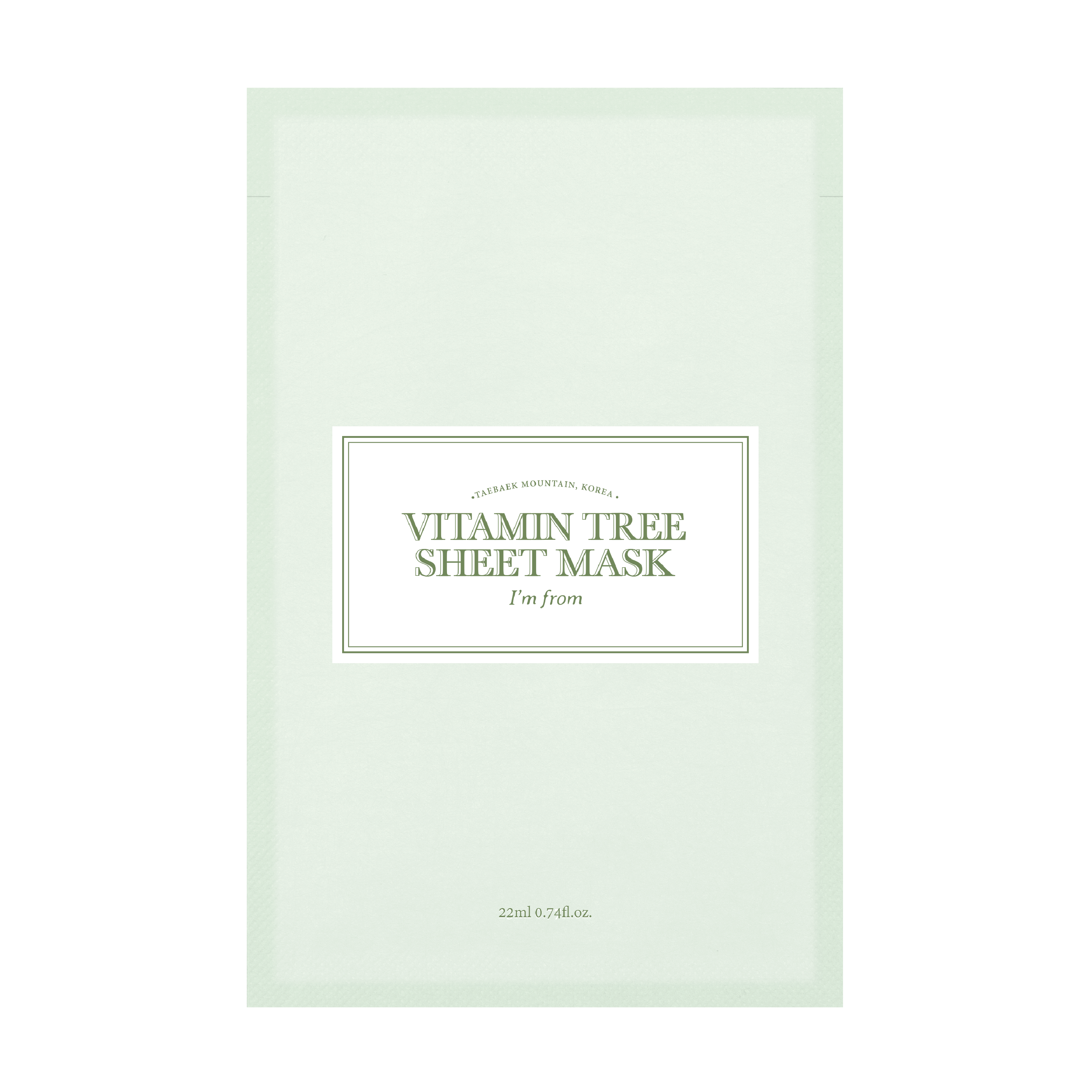 I'm From Vitamin Tree Sheet Mask, 1 stk.