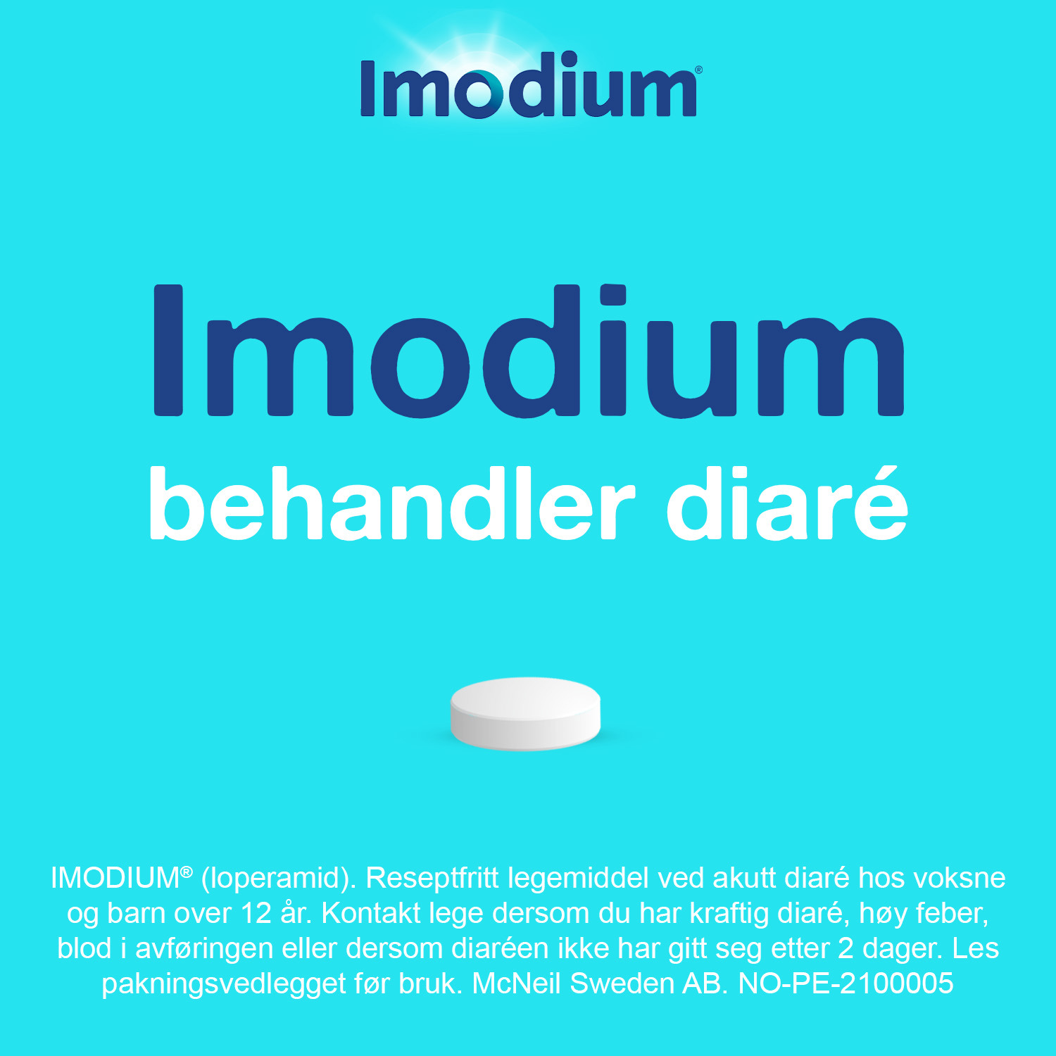 Imodium 2 mg tabletter, 16 stk.