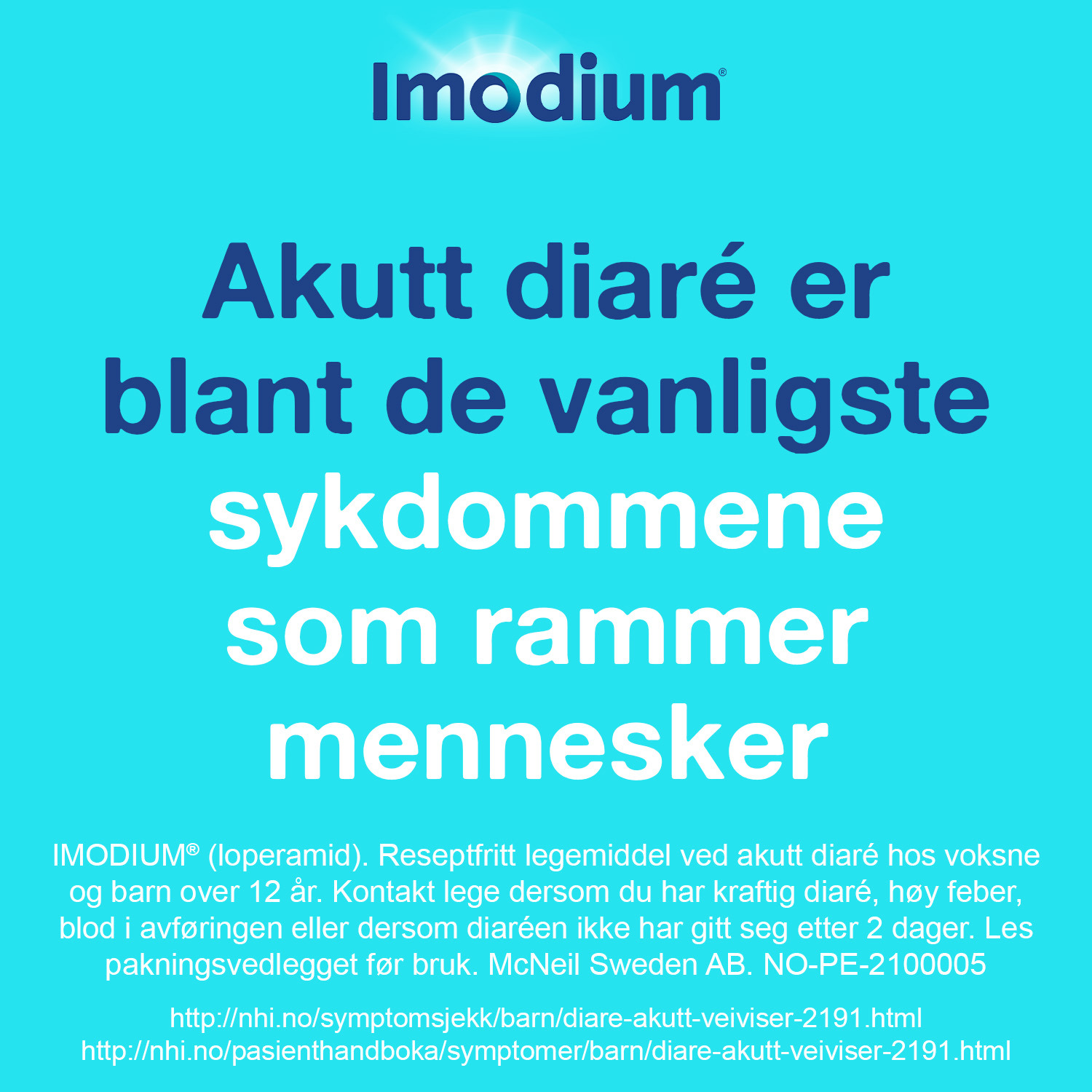 Imodium 2 mg tabletter, 16 stk.