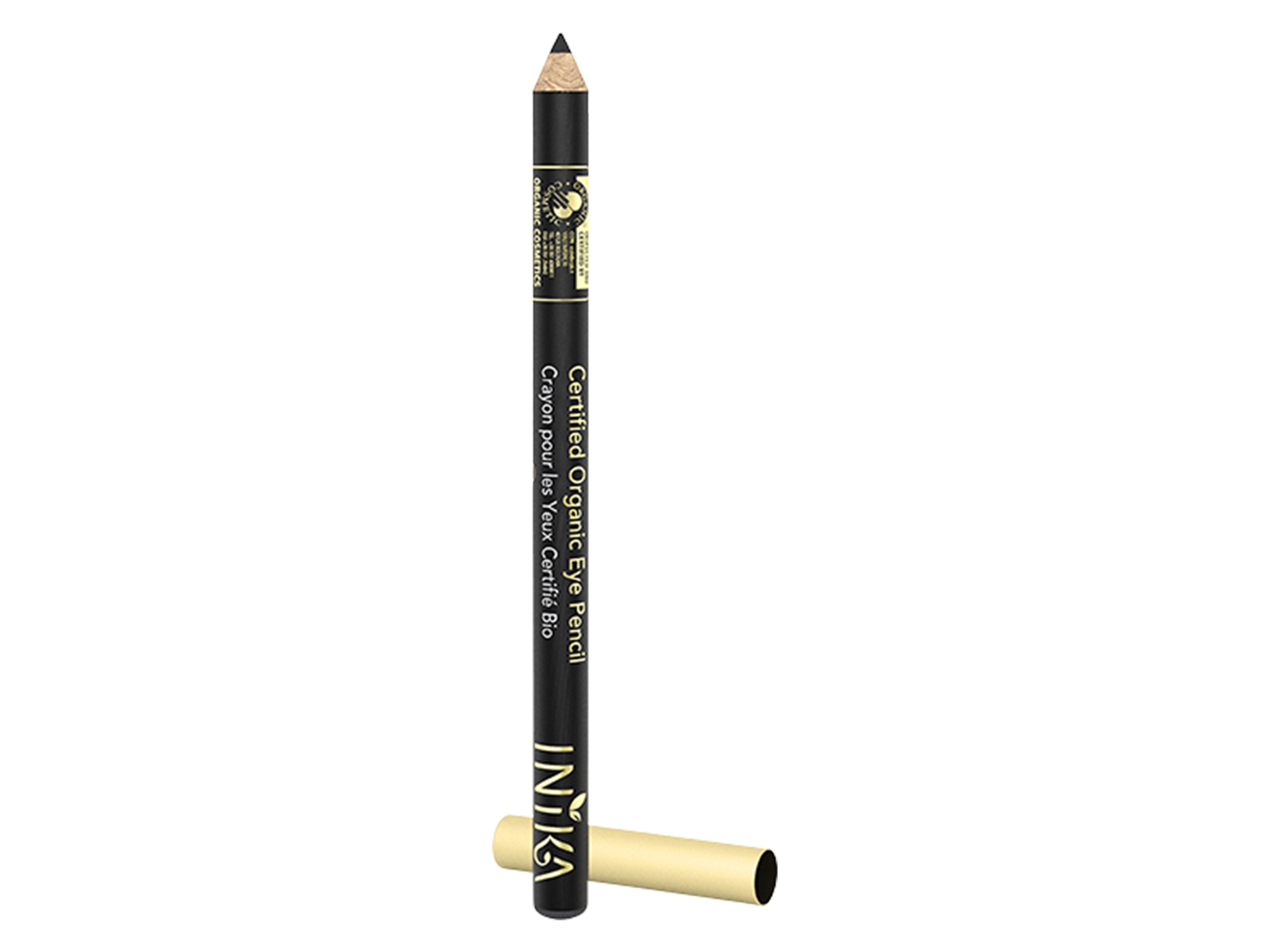 INIKA Organic Certified Organic Eye Pencil, Black Caviar, 1,2 gram