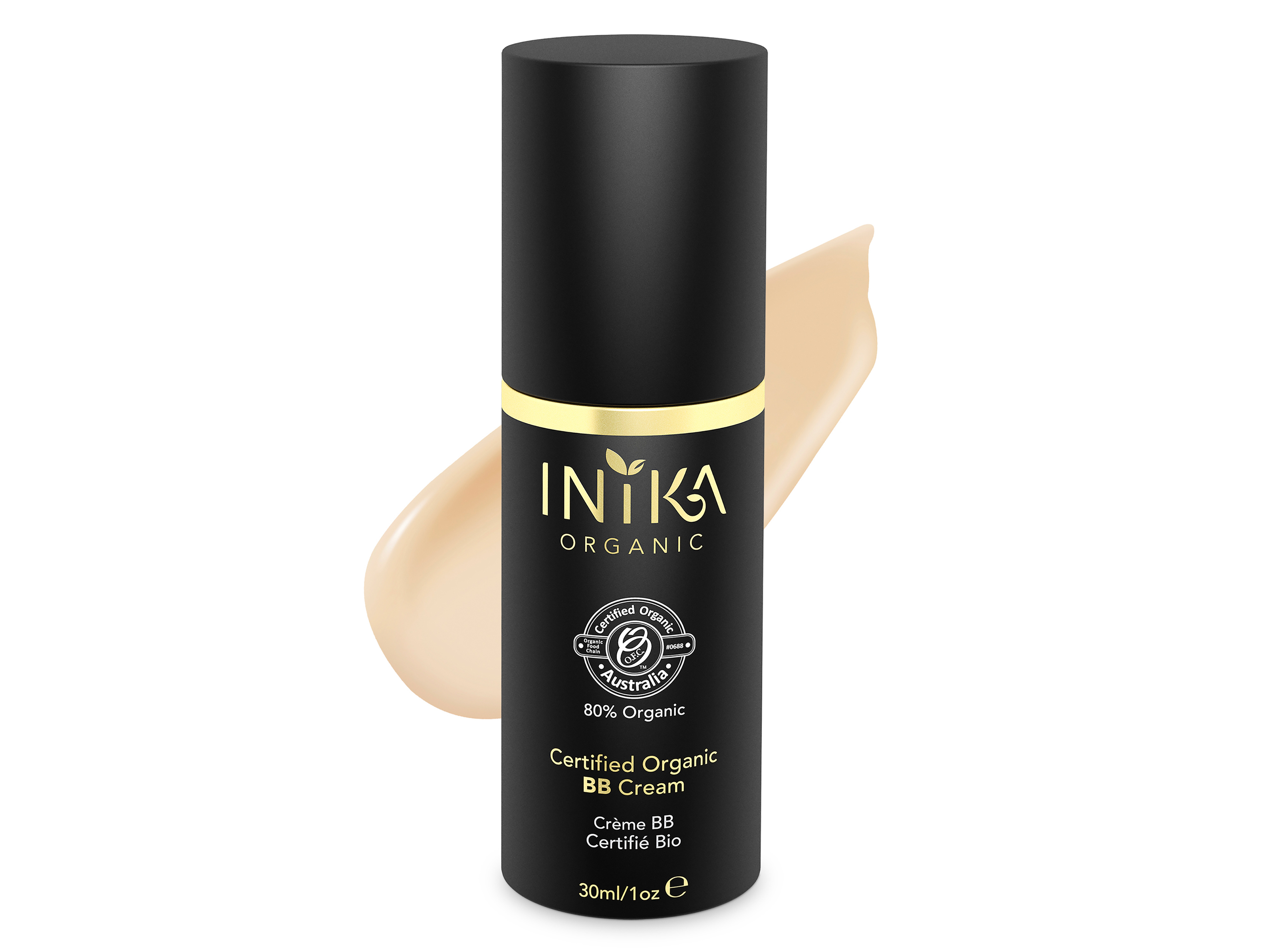 INIKA Organic Certified Organic BB Cream, Cream, 30 ml