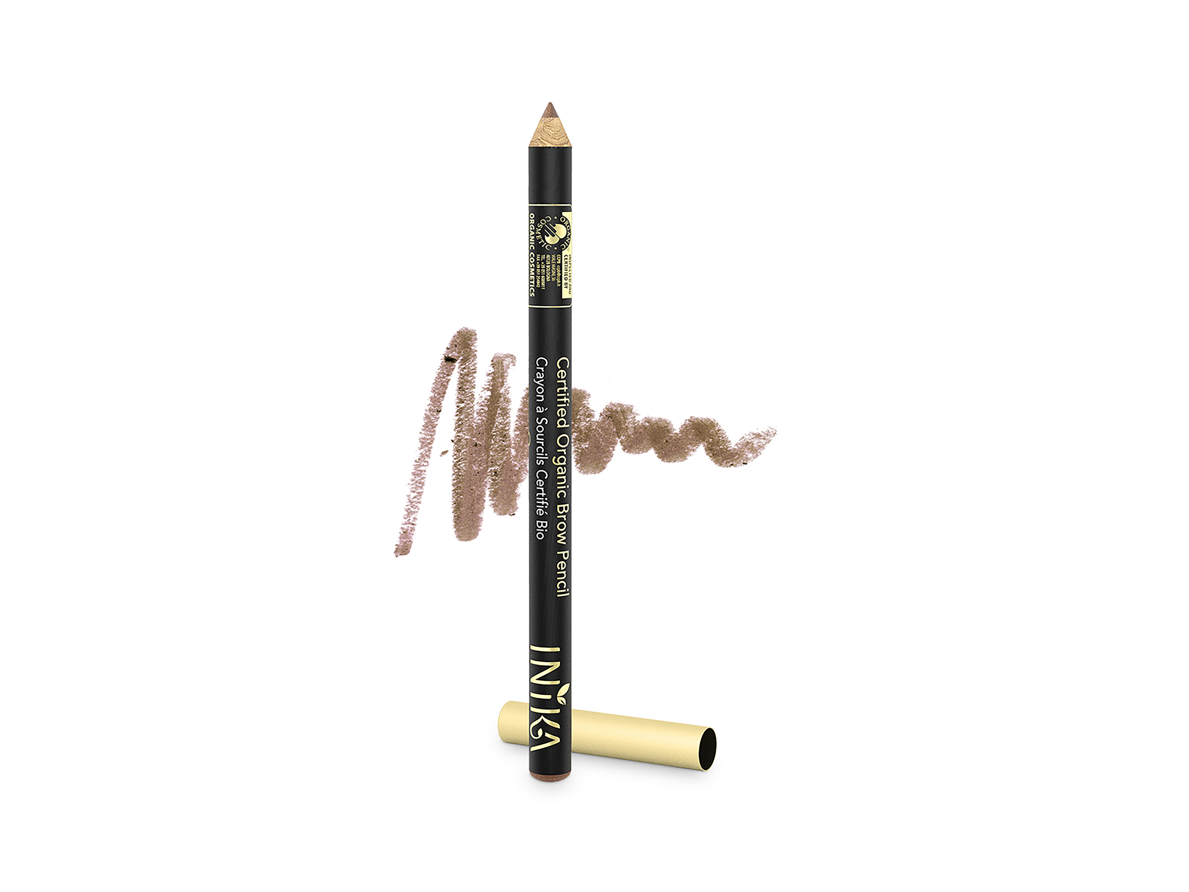 INIKA Organic Certified Organic Brow Pencil, Blonde Bombshell 1,2 gram