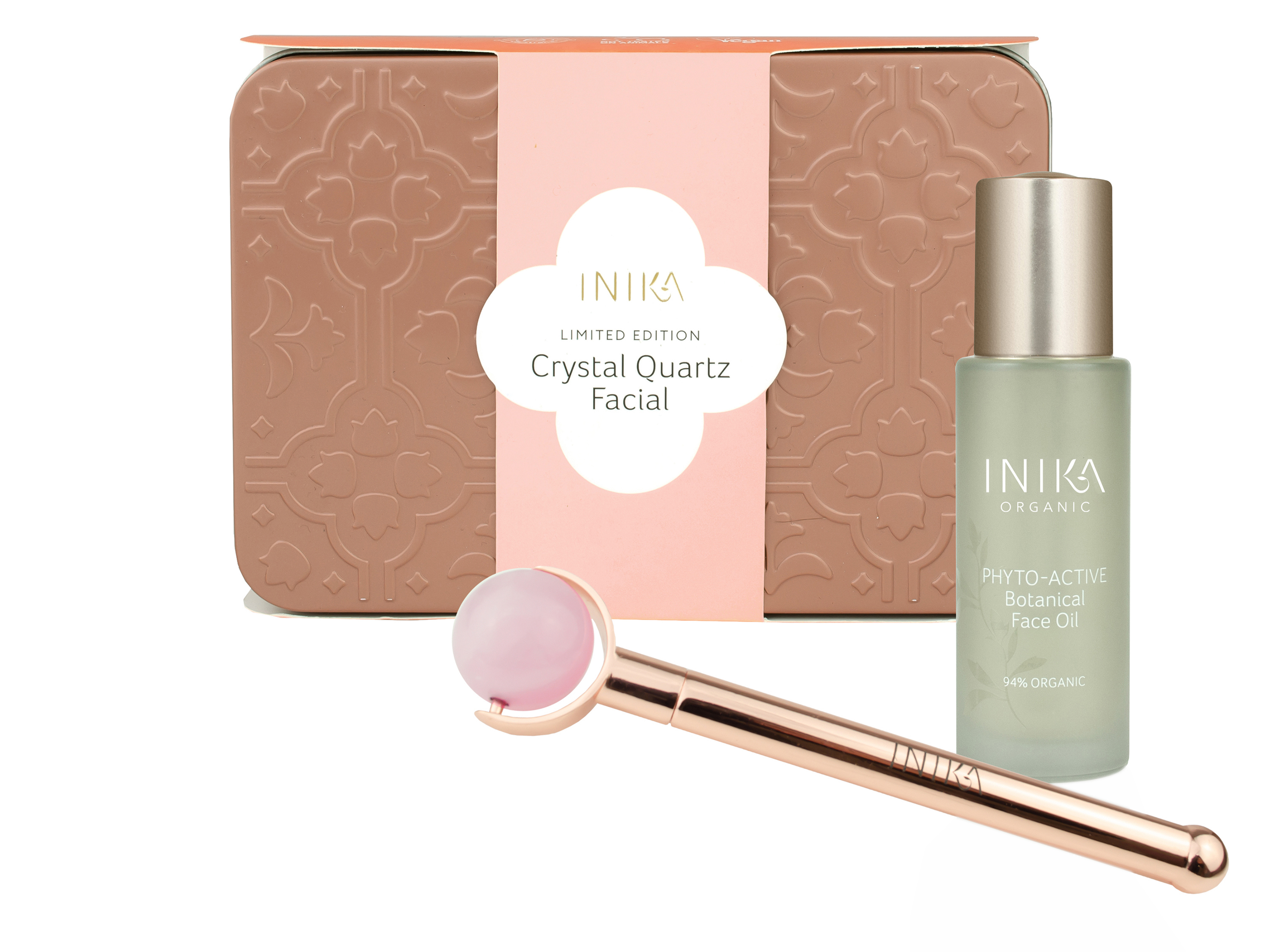 INIKA Organic INIKAOrganic Crystal Quartz Facial Gavepakning, Gavesett, 1 sett