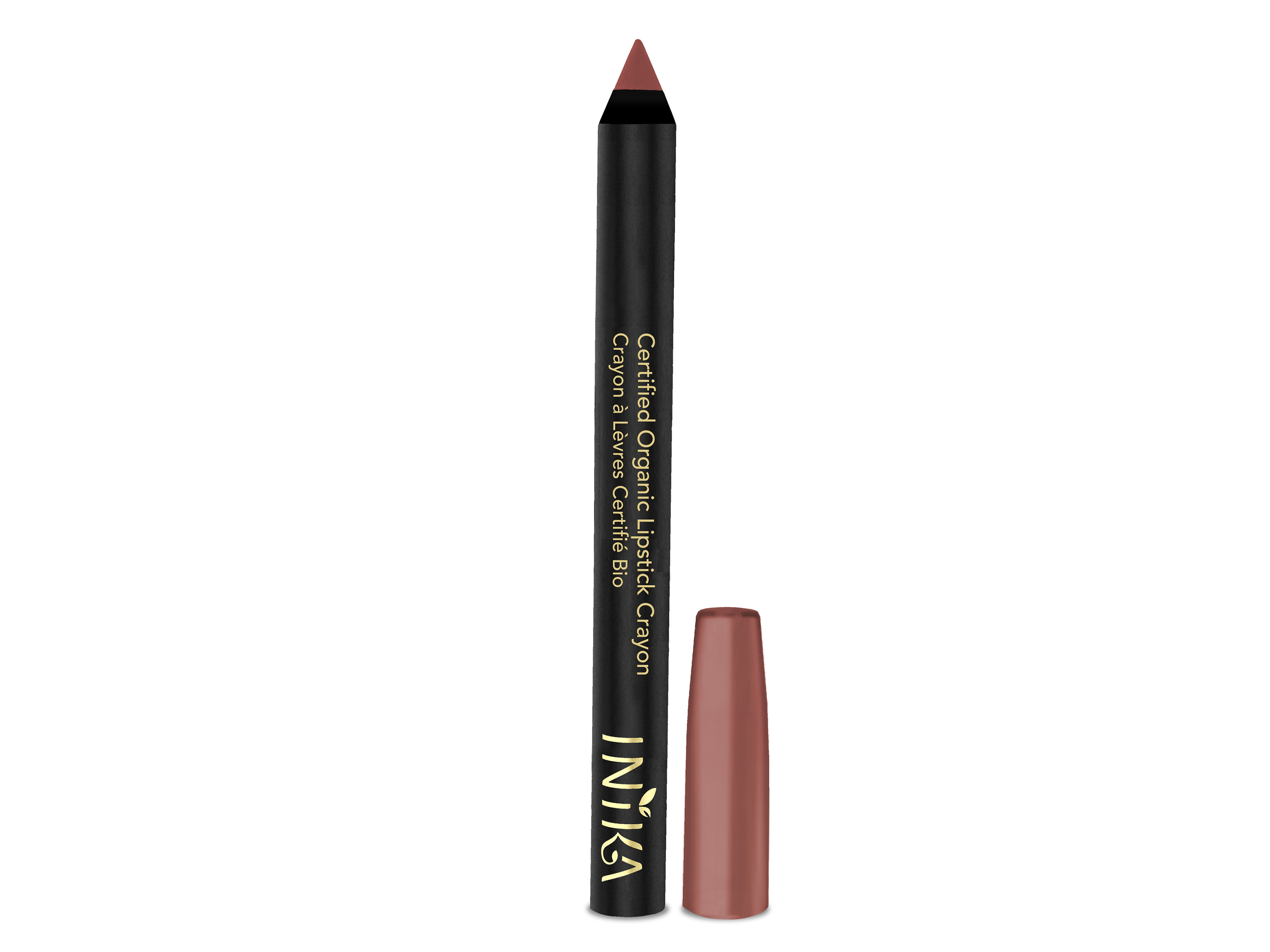 INIKA Organic Lipstick Crayon, Tan Nude, 3 gram
