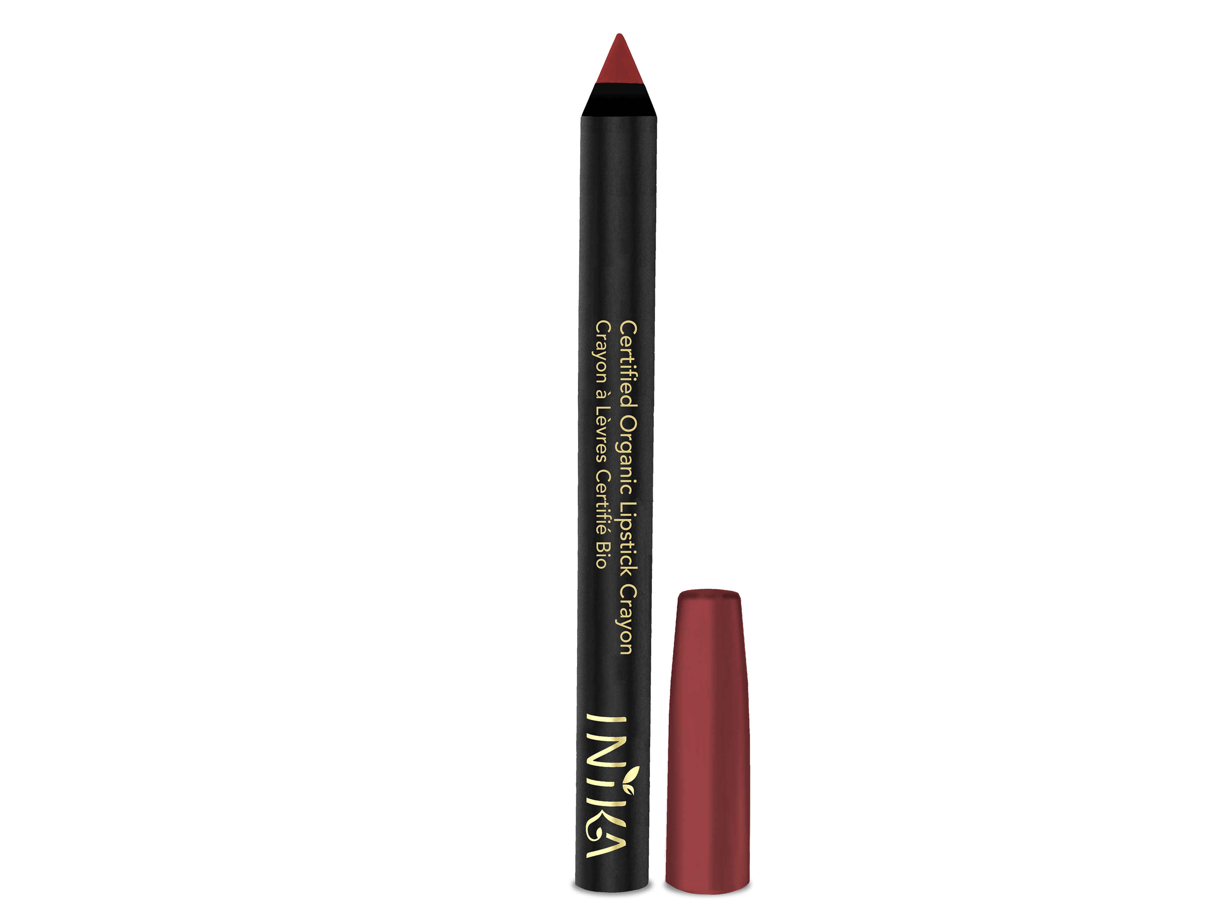 INIKA Organic Lipstick Crayon, Chilli Red, 3 gram