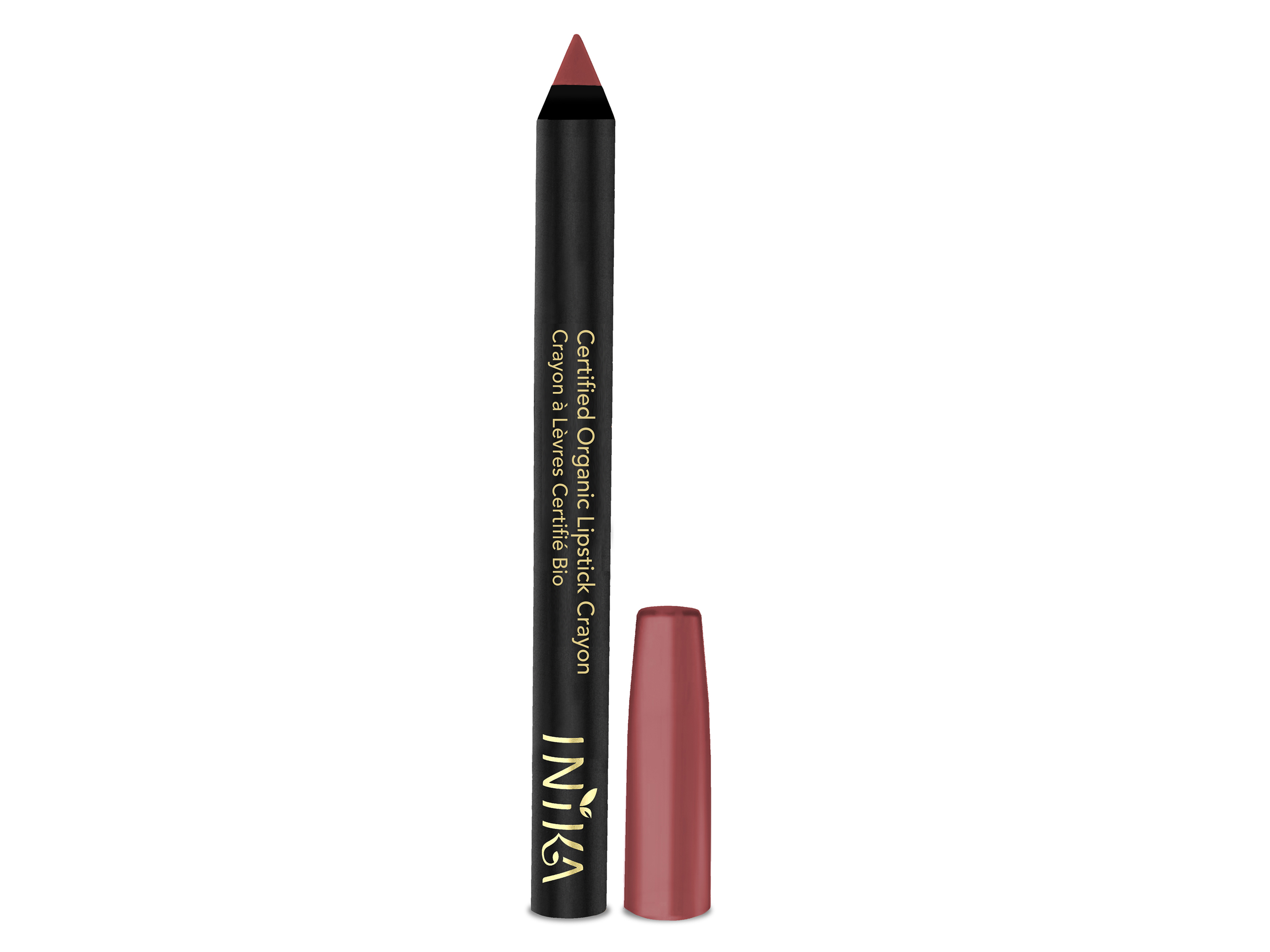 INIKA Organic Lipstick Crayon, Rose Nude, 3 gram