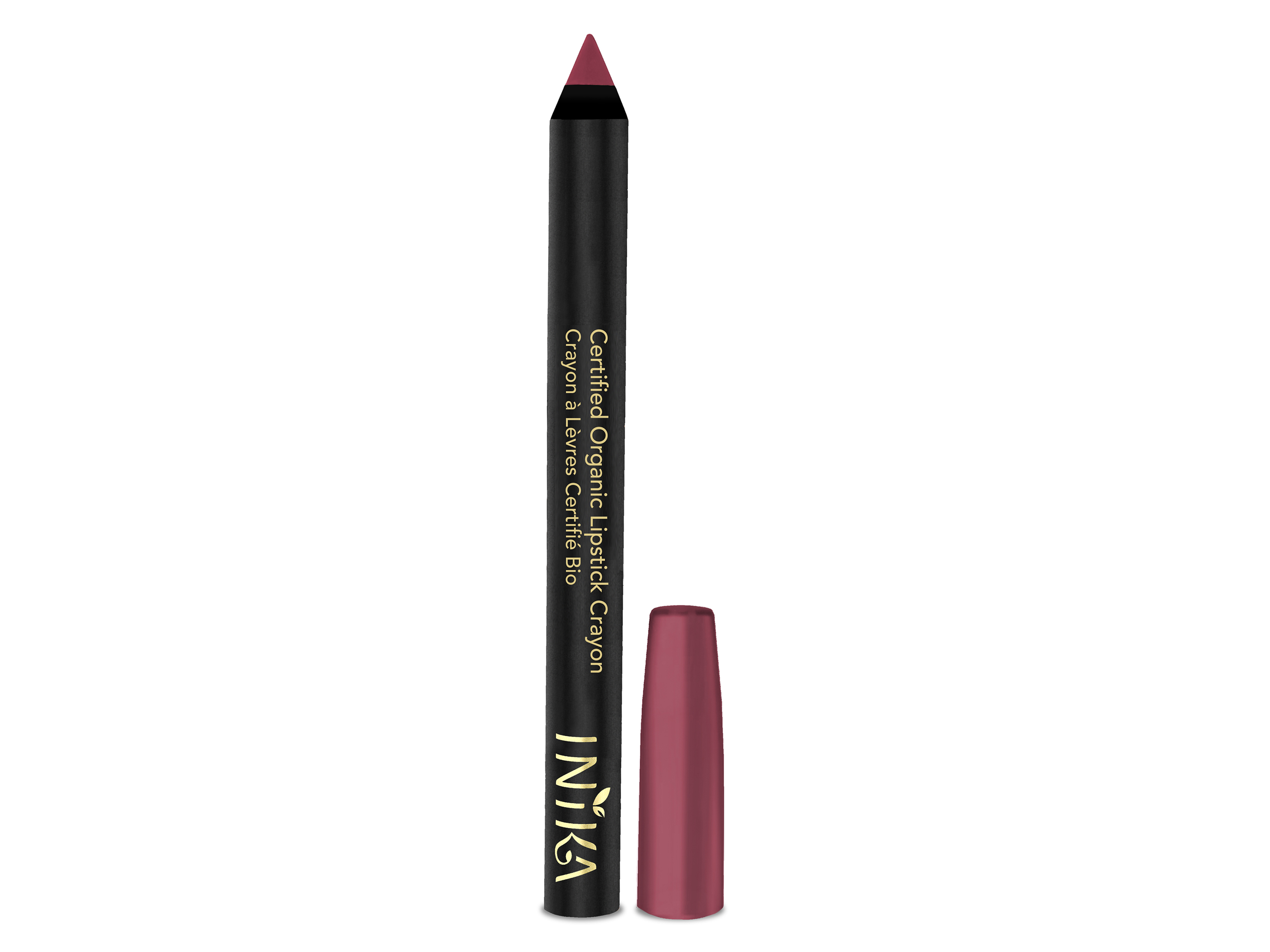 INIKA Organic Lipstick Crayon, Rose Petal, 3 gram