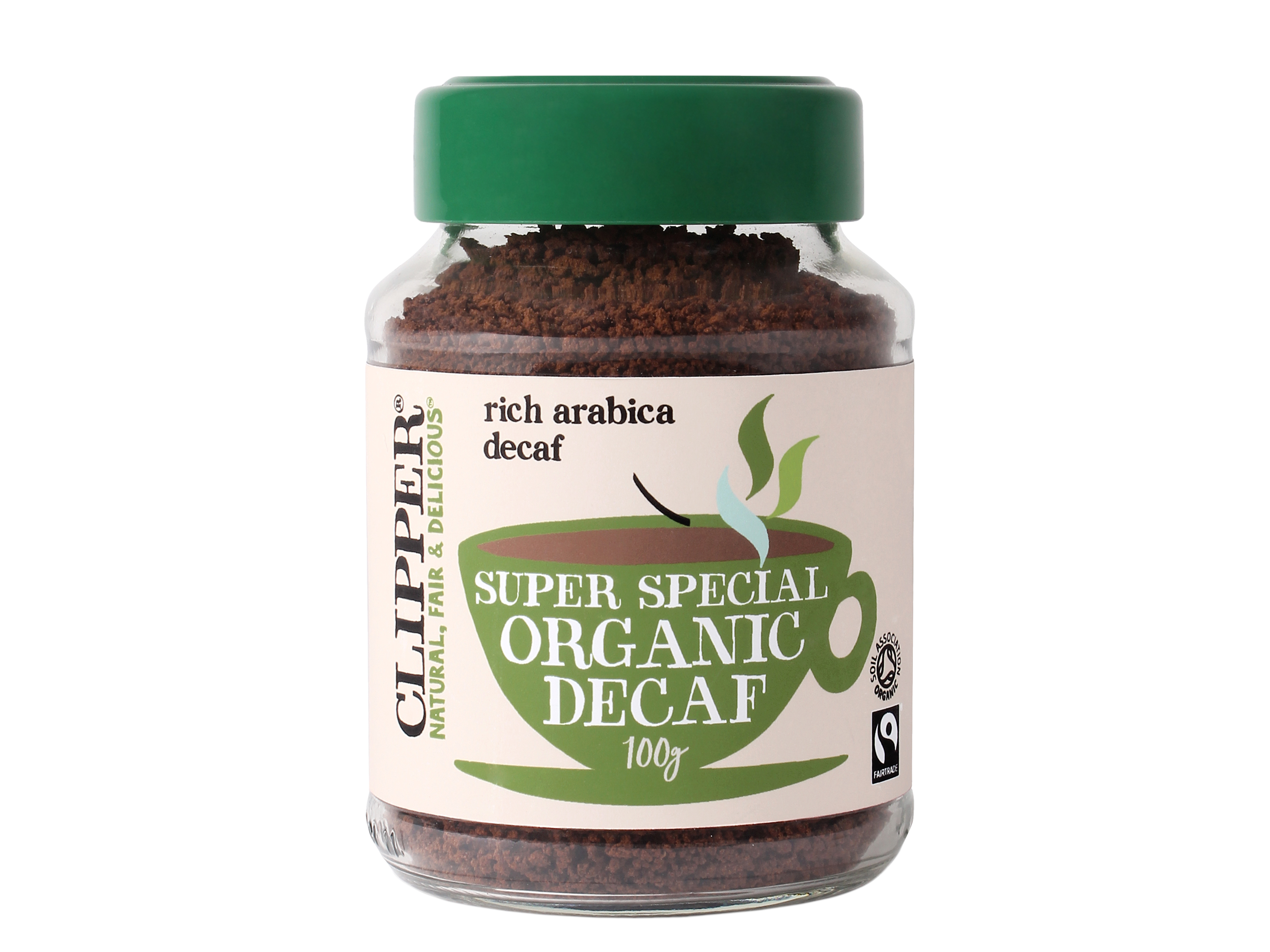 Clipper Instant Coffee Decaf FT, 100 g økologisk