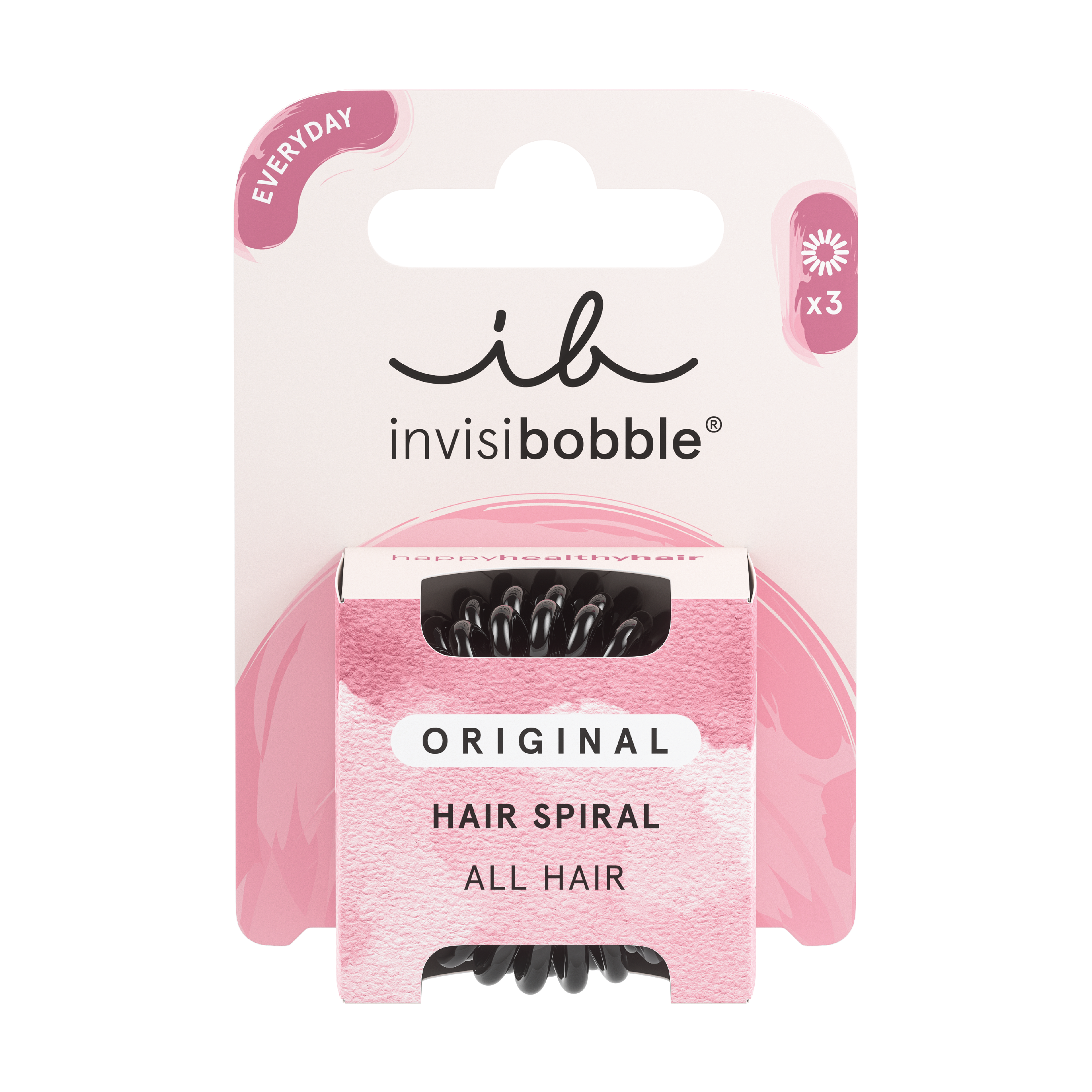 Invisibobble Original Hårstrikker, Black, 3 stk.