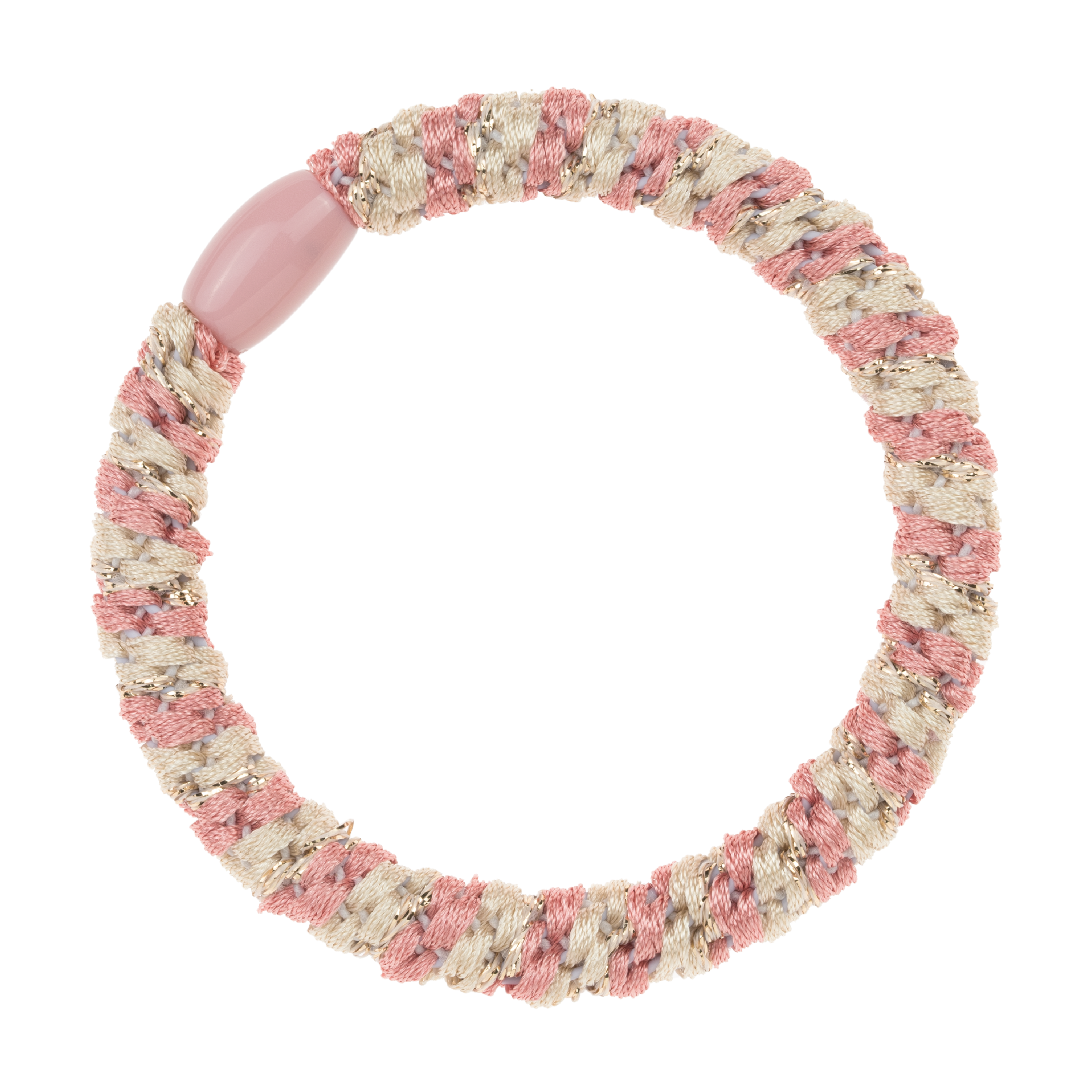 Invisibobble Twistar Hårstrikker, Rosa/beige, 3 stk.