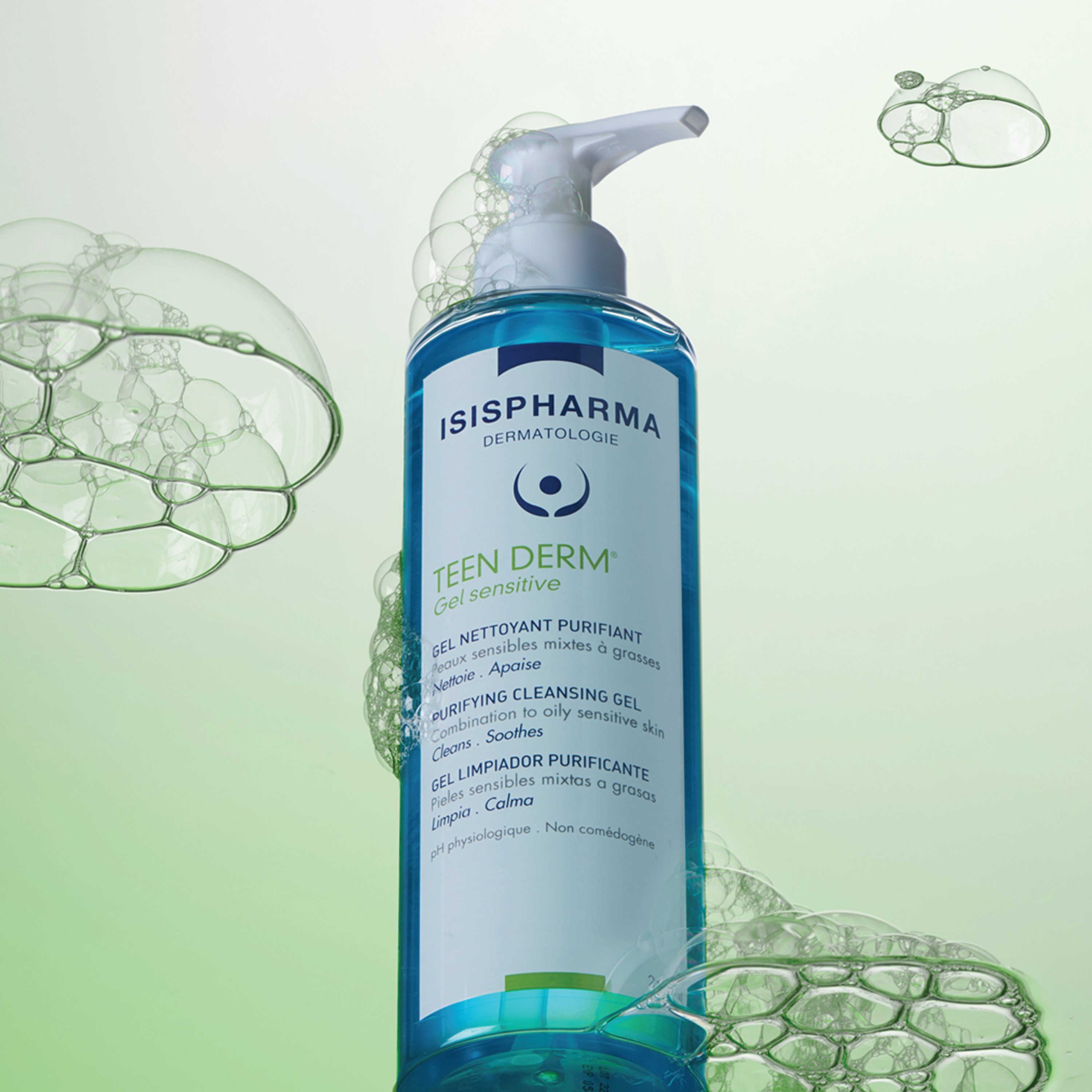 Isispharma Teen Derm Gel Sensitive, 250 ml