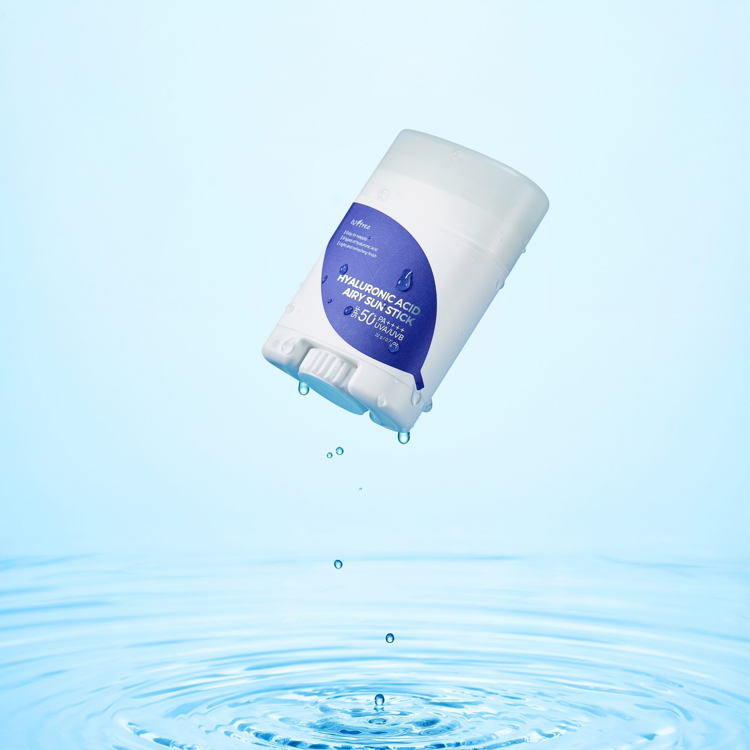 Isntree Hyaluronic Acid Airy Sun Stick SPF 50+ PA++++, 22 g