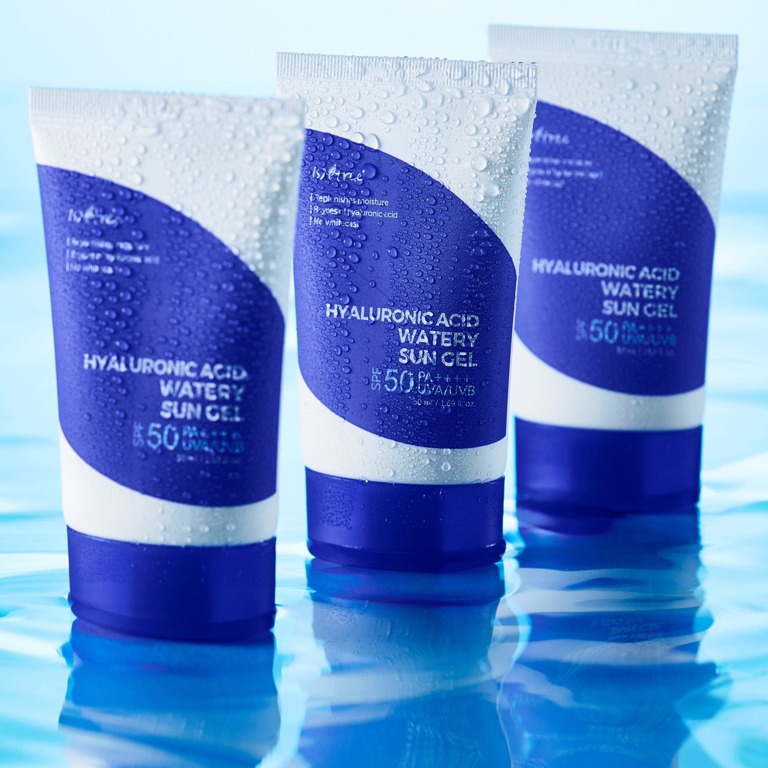 Isntree Hyaluronic Acid Watery Sun Gel SPF 50+ PA++++, 50 ml