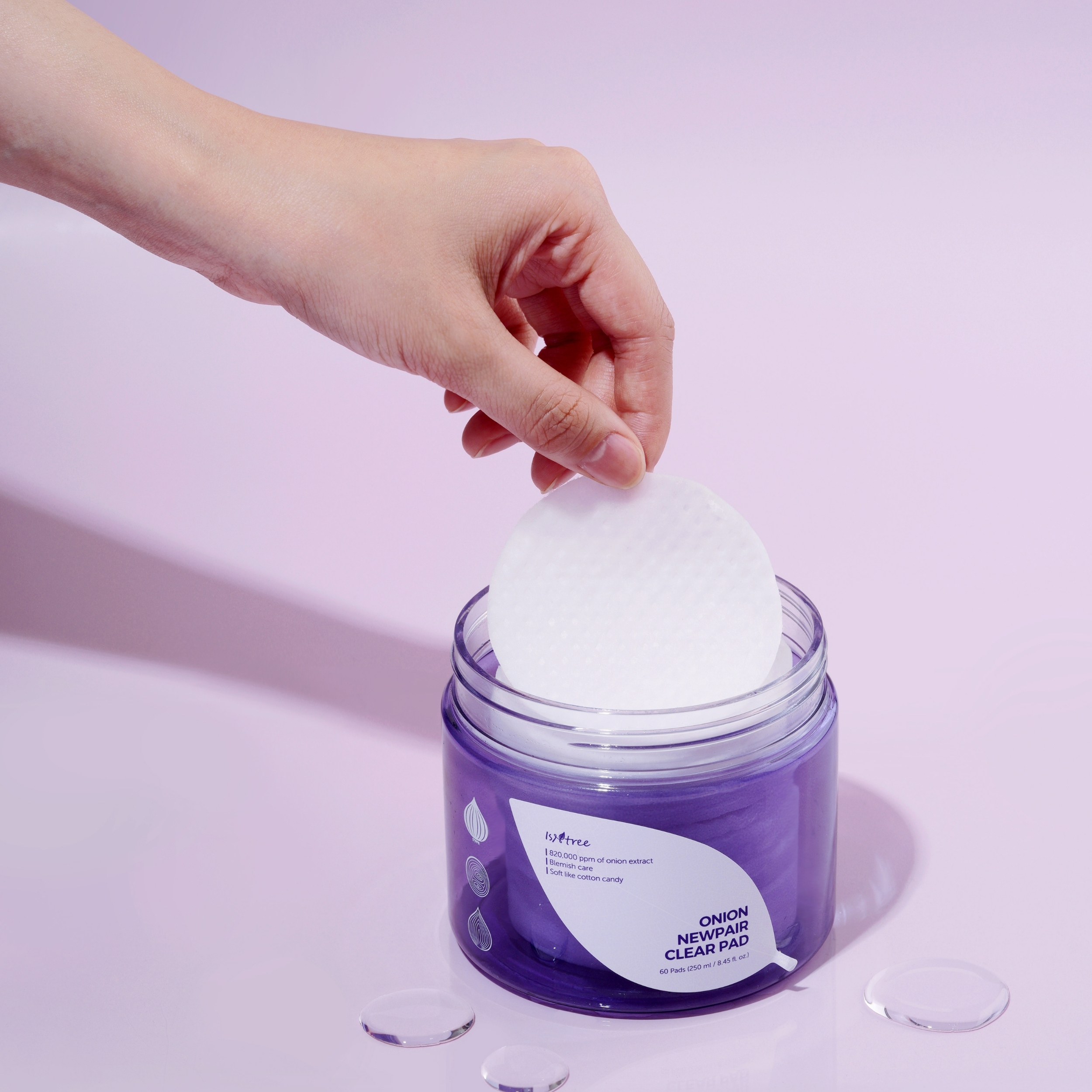 Isntree Onion Newpair Clear Pad, 60 stk.