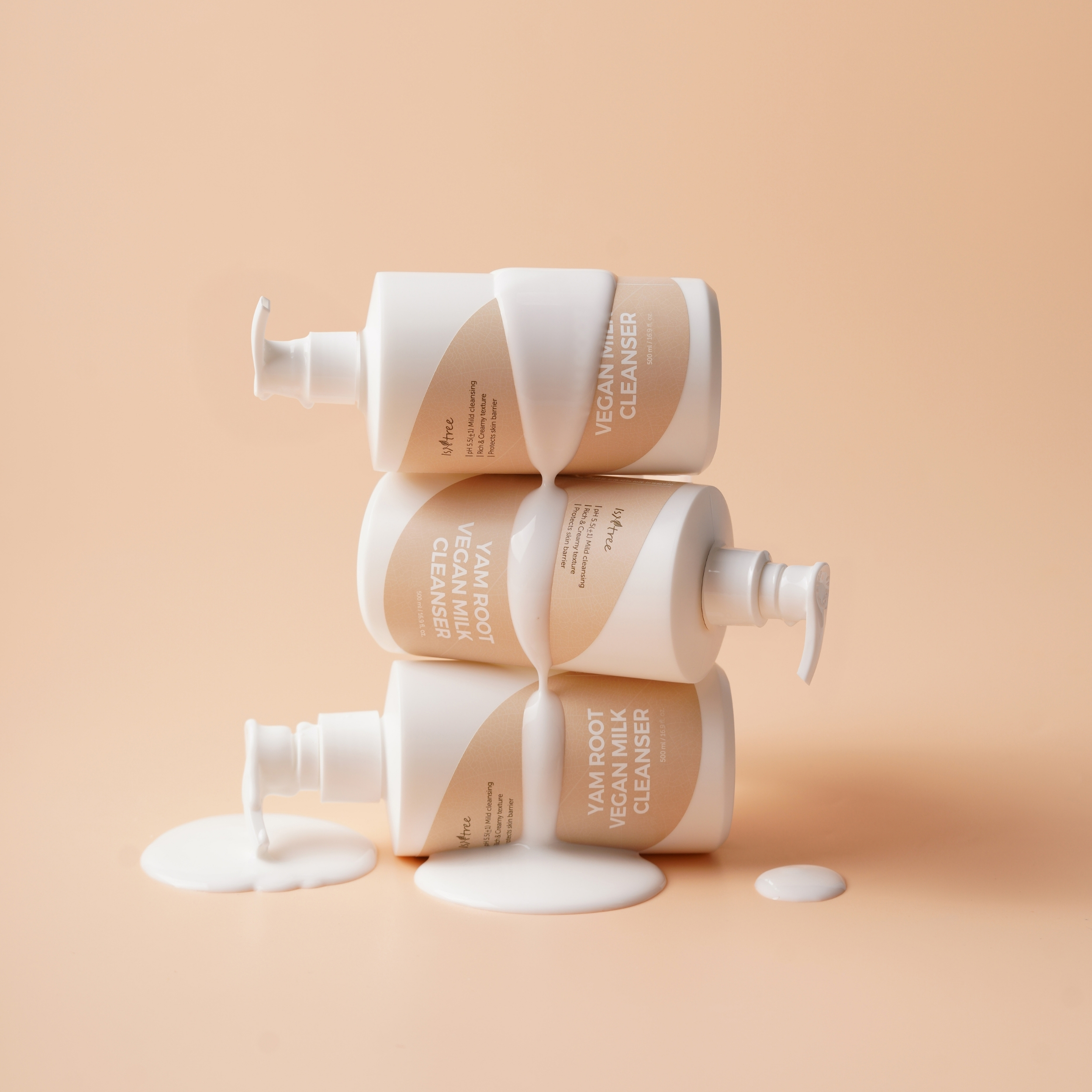 Isntree Yam Root Vegan Milk Cleanser, 220 ml