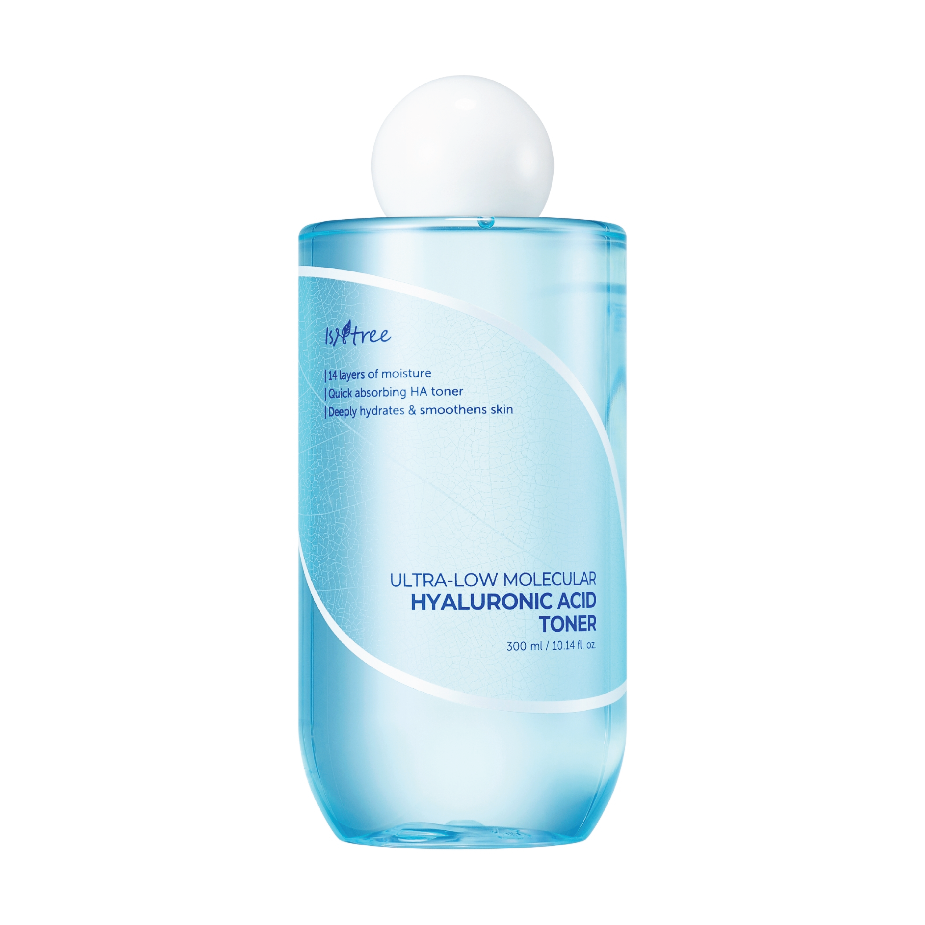 Isntree Ultra-Low Molecular Hyaluronic Acid Toner, 300 ml