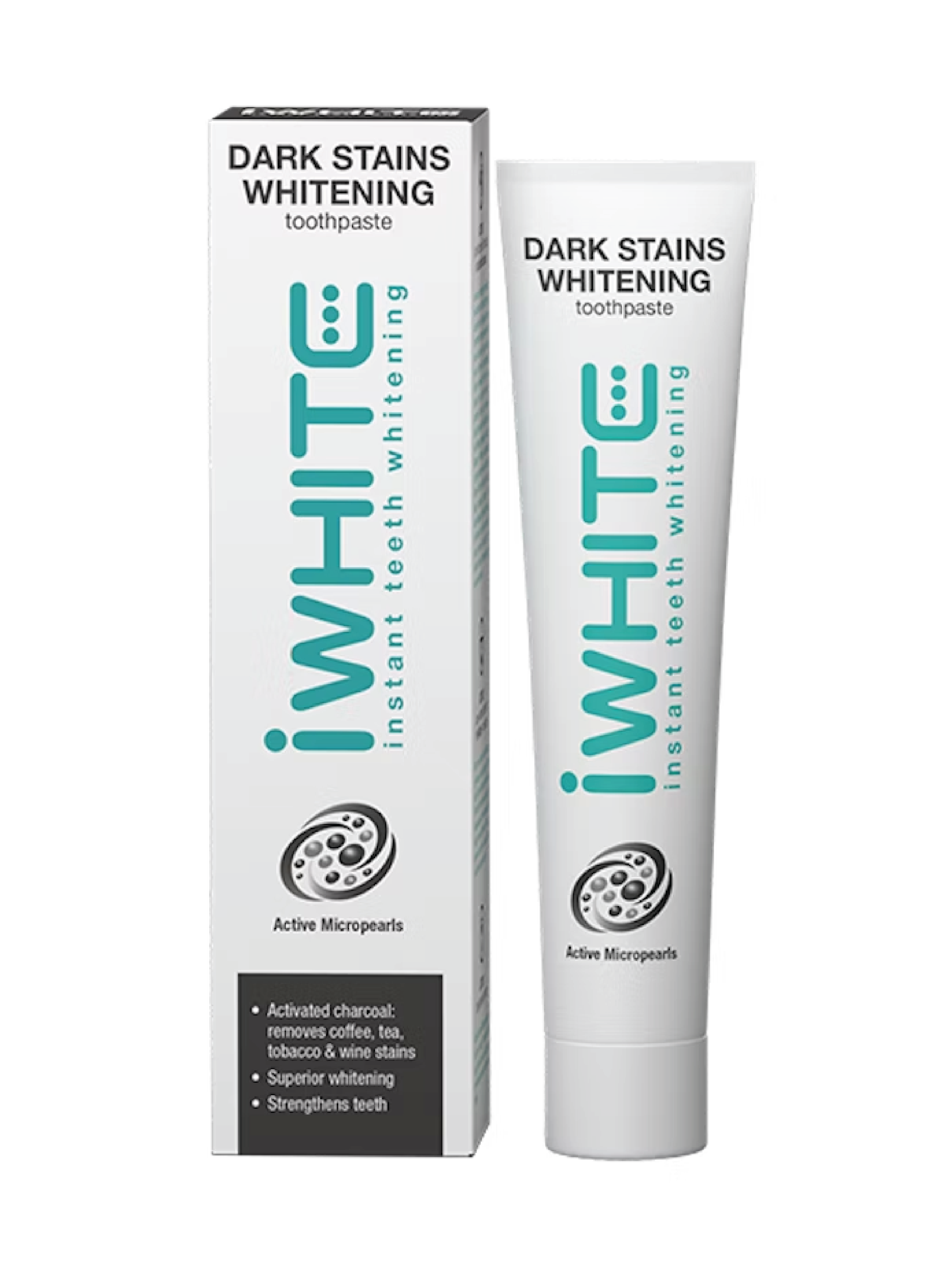 iWhite Dark Stains Whitening Tannkrem, 75 ml