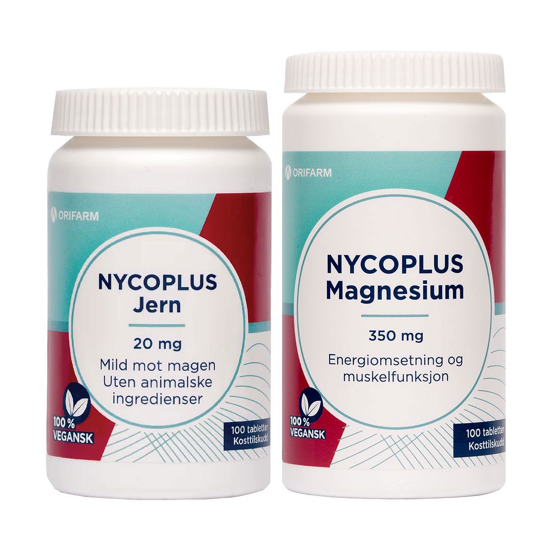 Jern 20 mg + Magnesium 350 mg