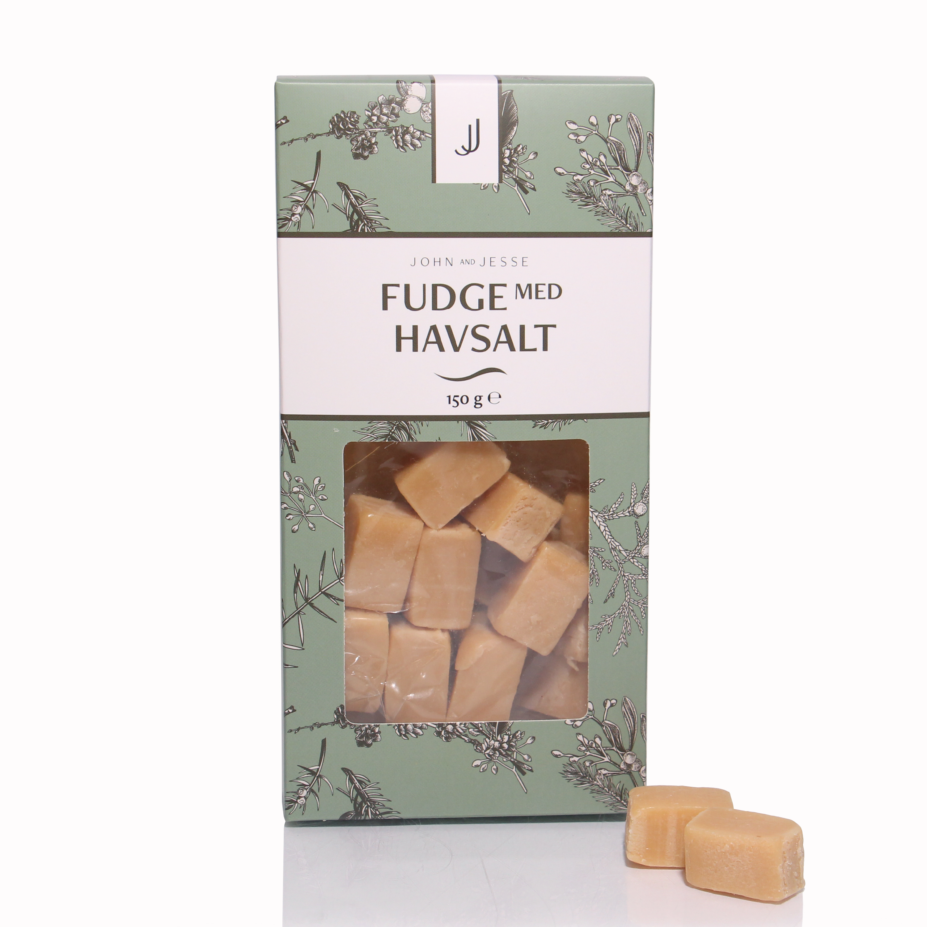 J&J Fudge med havsalt , 150 g