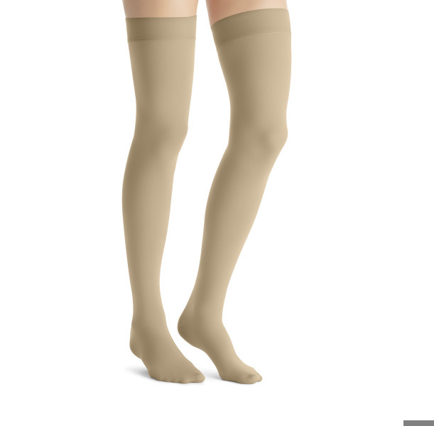 JOBST Opaque lårstrømpe, Medium, natural, 1 par