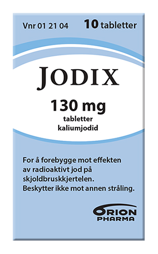 Jodix 130 mg tabletter, 10 stk.