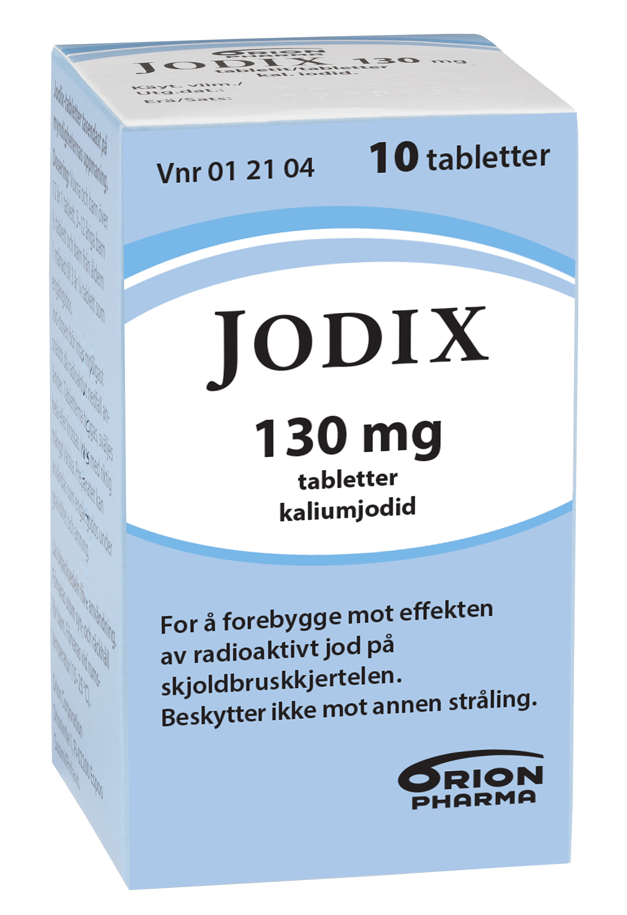 Jodix 130 mg tabletter, 10 stk.